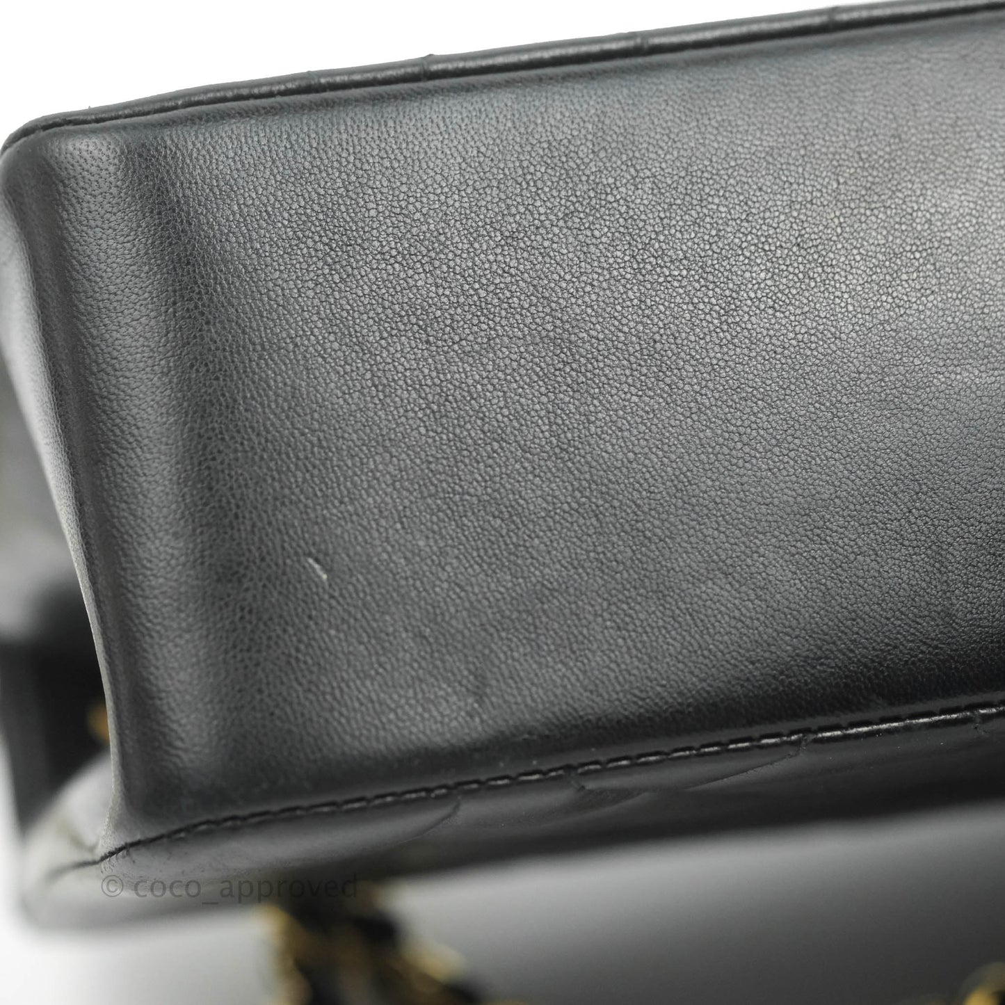 Chanel Vintage Small Classic Diana Flap Bag Black Lambskin 24K Gold Hardware