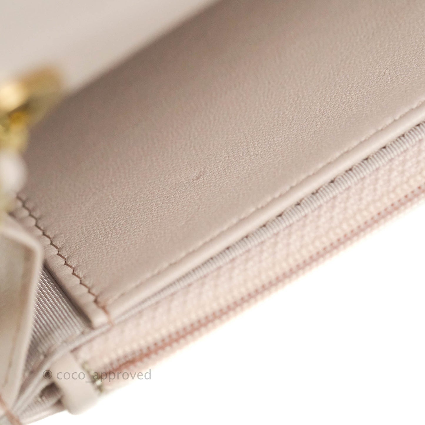 Chanel Trendy CC WOC Pale Pink Lambskin Gold Hardware
