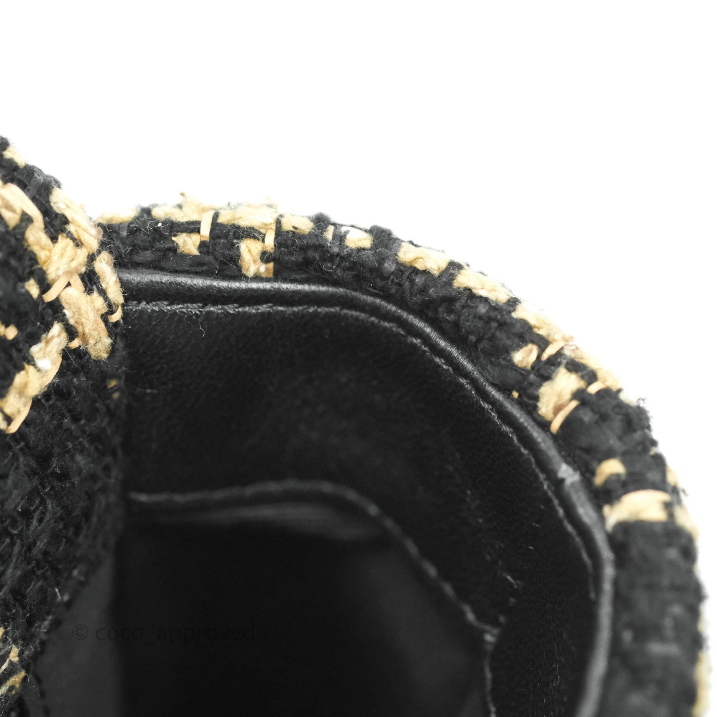 Chanel 19 Small Tweed Black Beige Mixed Hardware