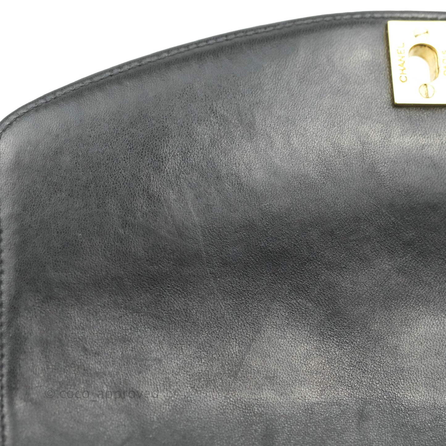 Chanel Vintage Small Classic Diana Flap Bag Black Lambskin 24K Gold Hardware