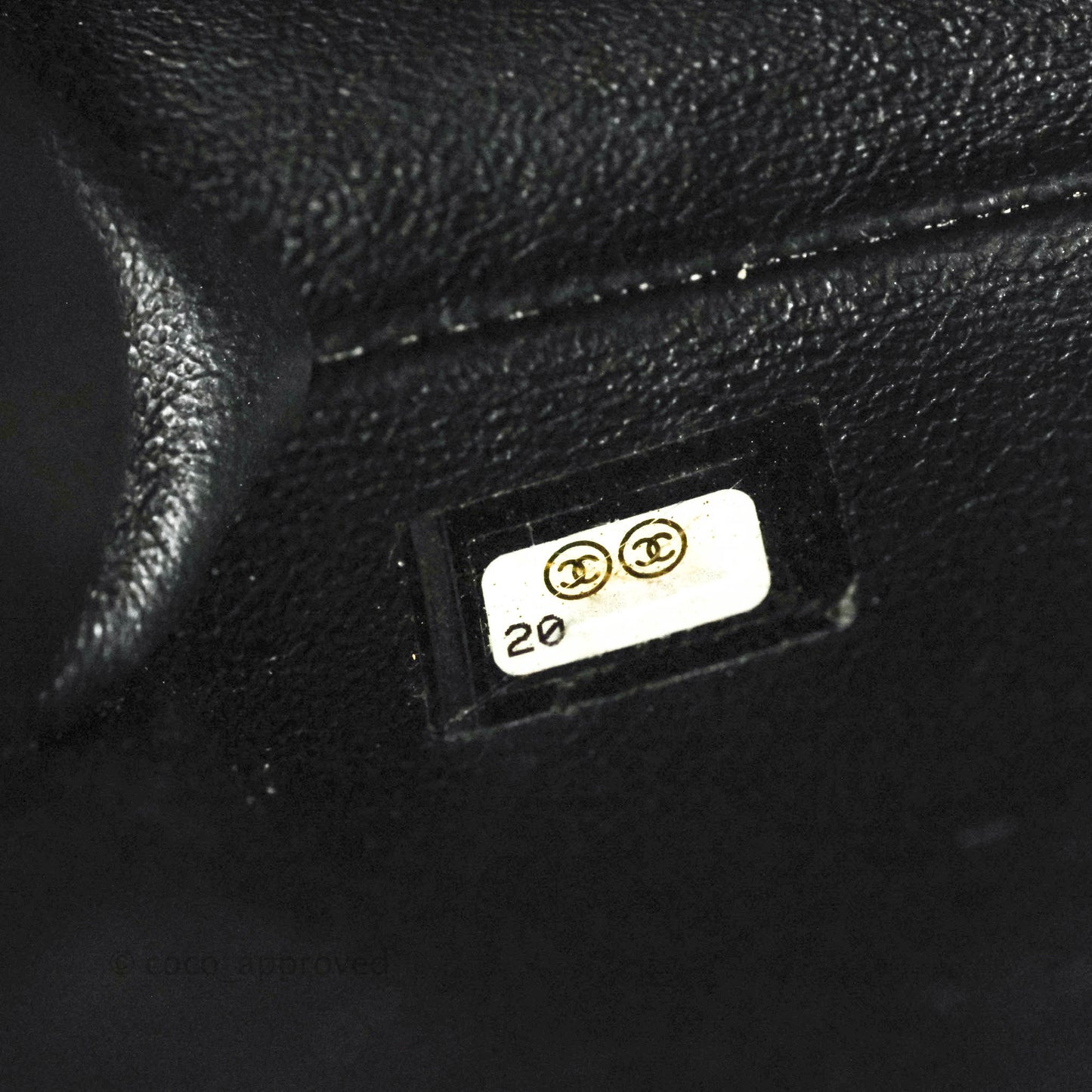 Chanel Quilted Clutch with Chain Caviar Iridescent Black Gold Hardware