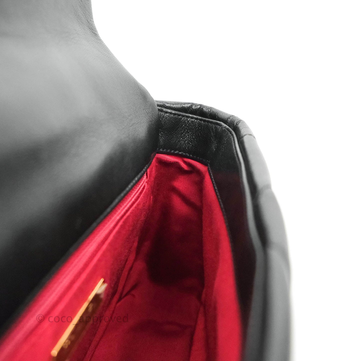 Chanel 19 Small Black Goatskin Mixed Hardware