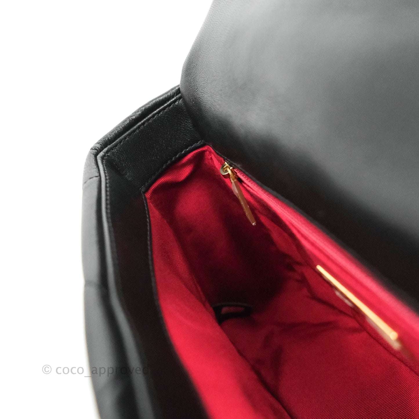 Chanel 19 Small Black Goatskin Mixed Hardware