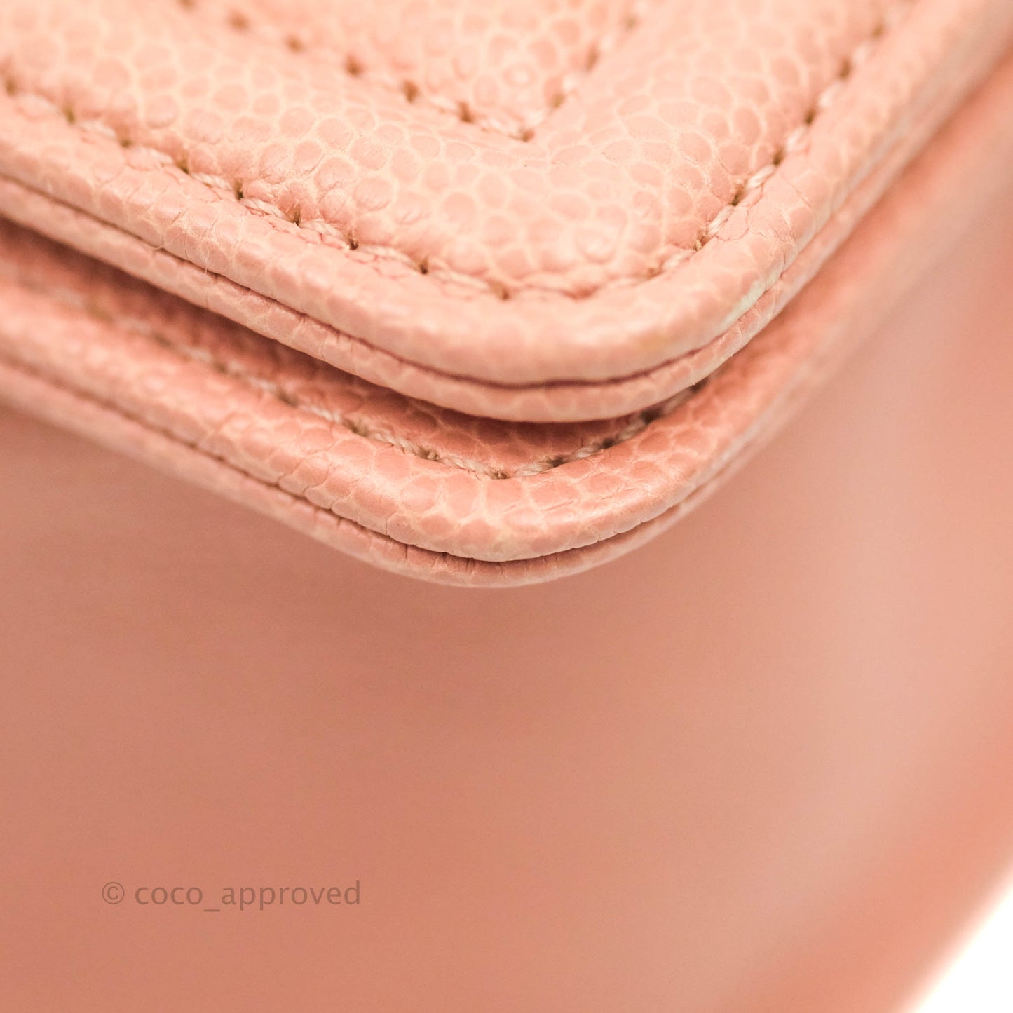 Chanel Quilted Medium Boy Bag Pink Caviar Aged Gold Hardware