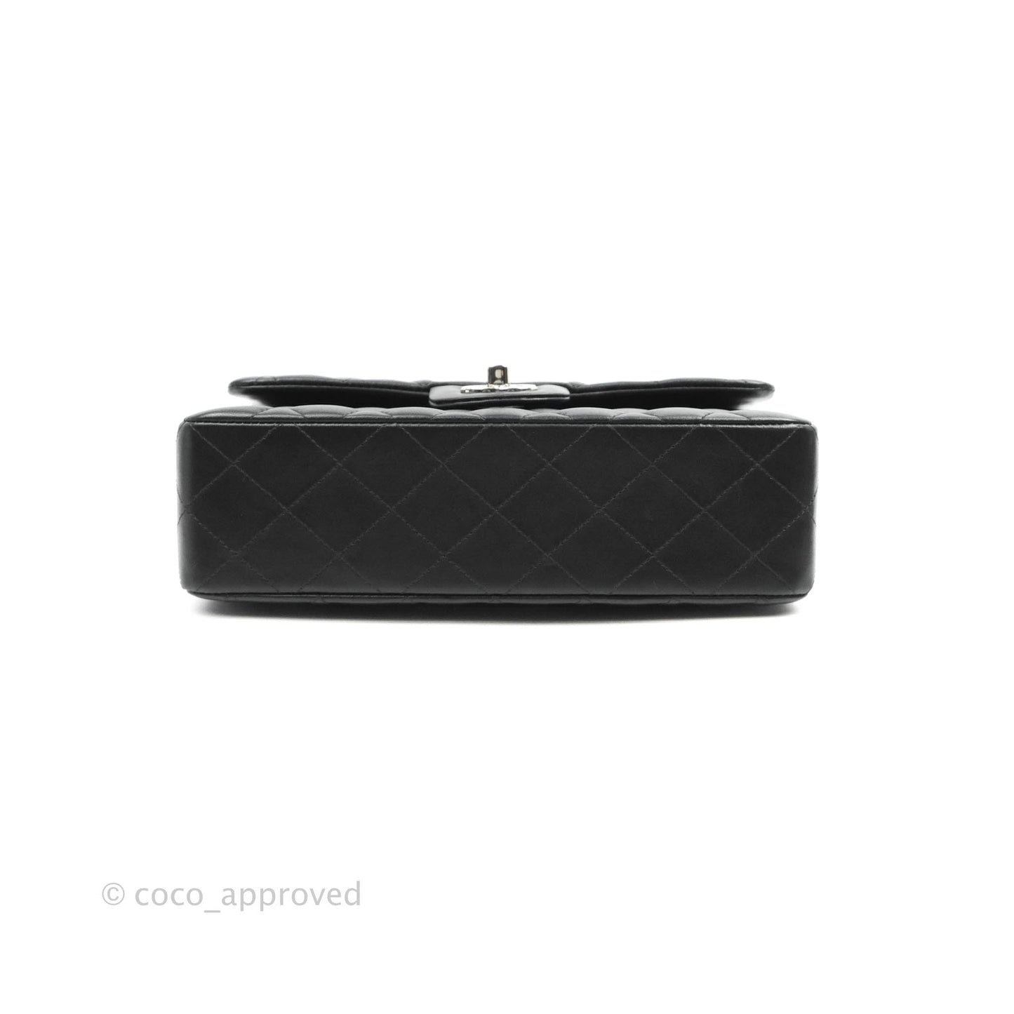 Chanel Small S/M Classic Flap Black Lambskin Silver Hardware