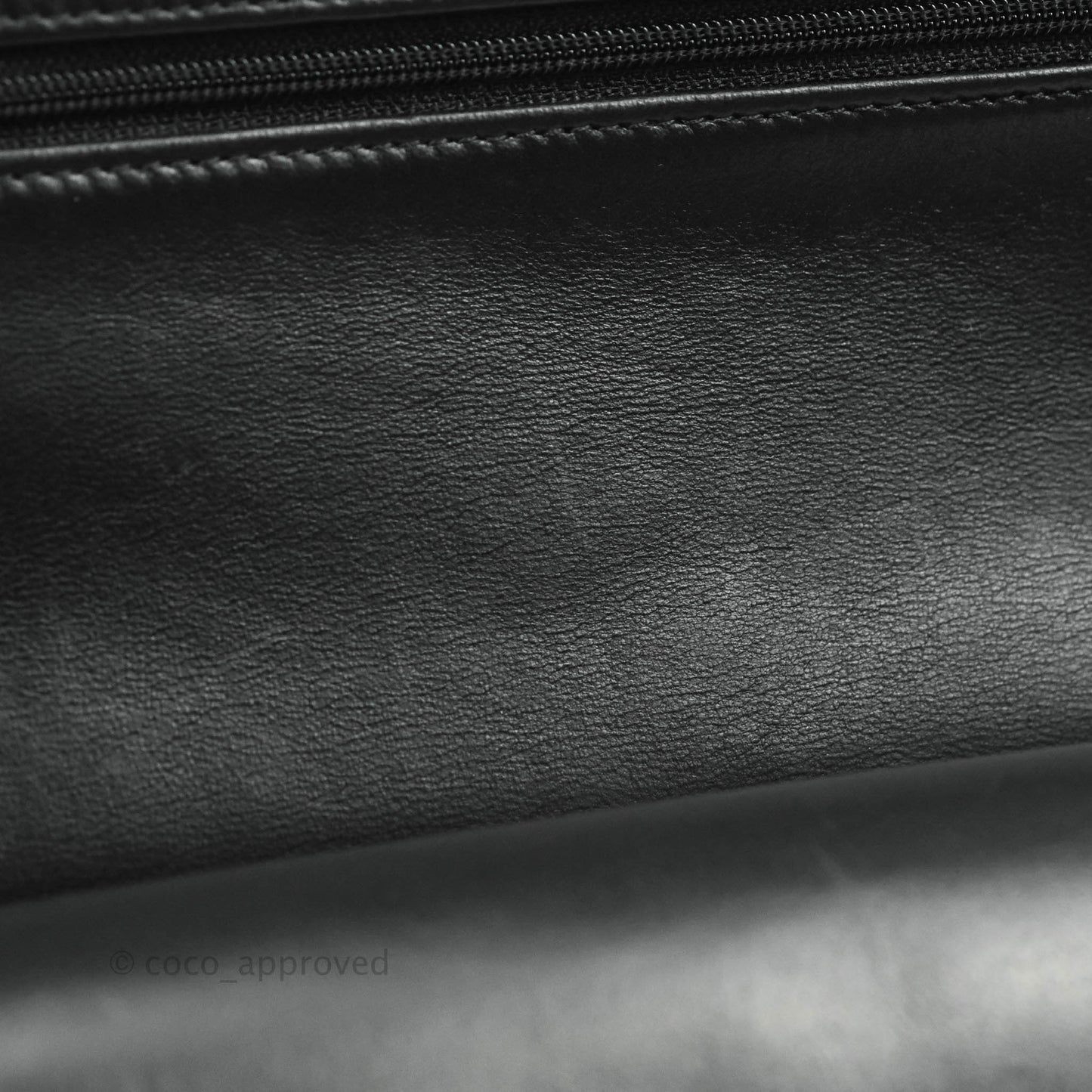 Chanel Classic M/L Medium Double Flap Black Lambskin Gold Hardware