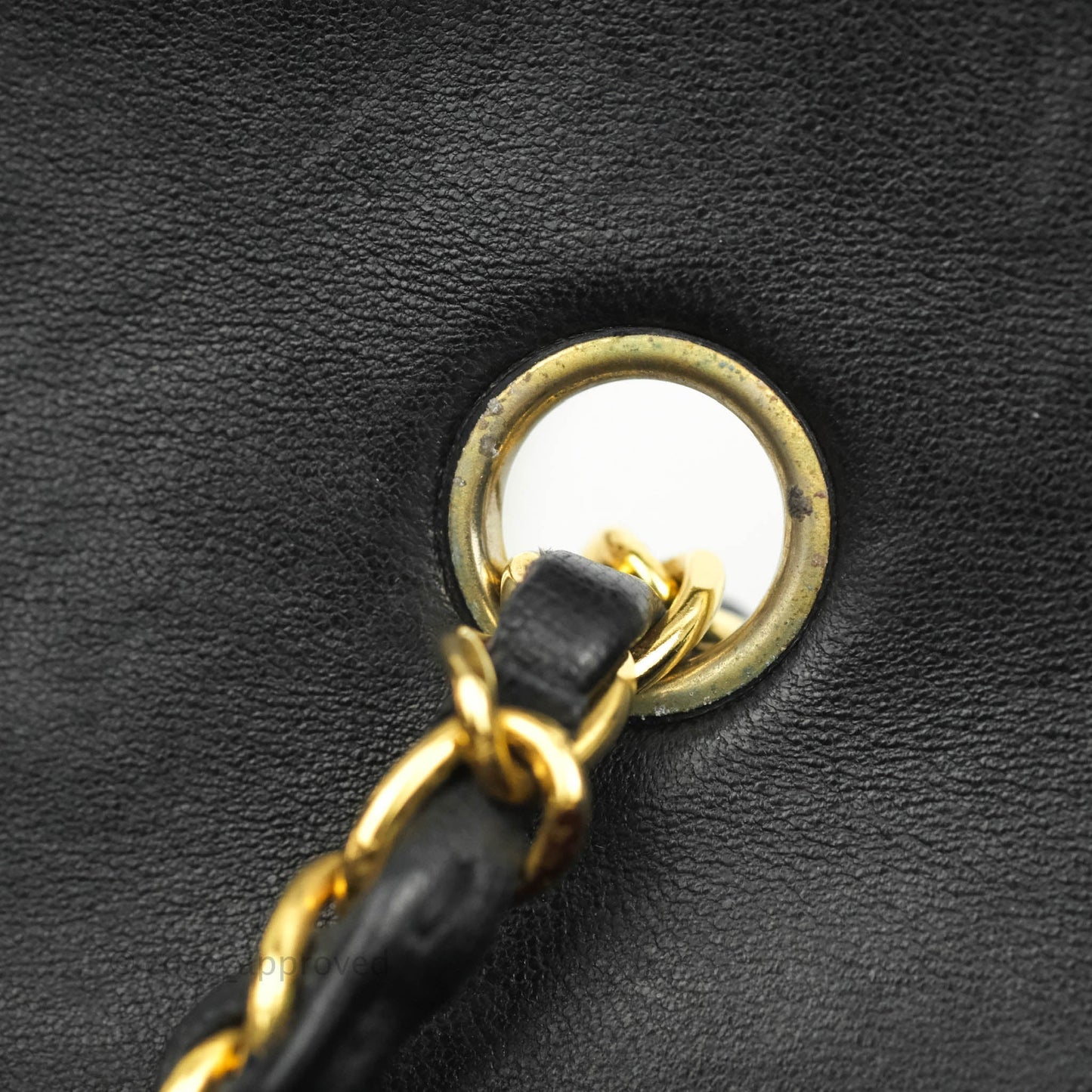 Chanel Vintage Small Classic Diana Flap Bag Black Lambskin 24K Gold Hardware