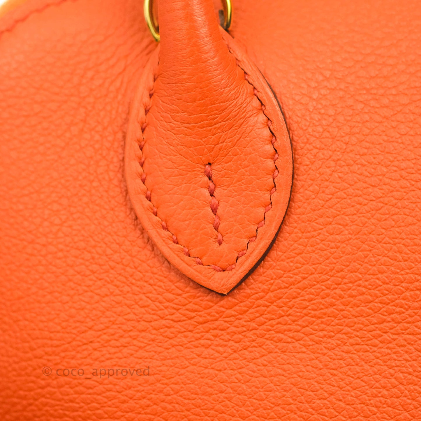 Hermès Bolide Mini 1923 Evercolour Terre Battue/Anemone Verso Gold Hardware