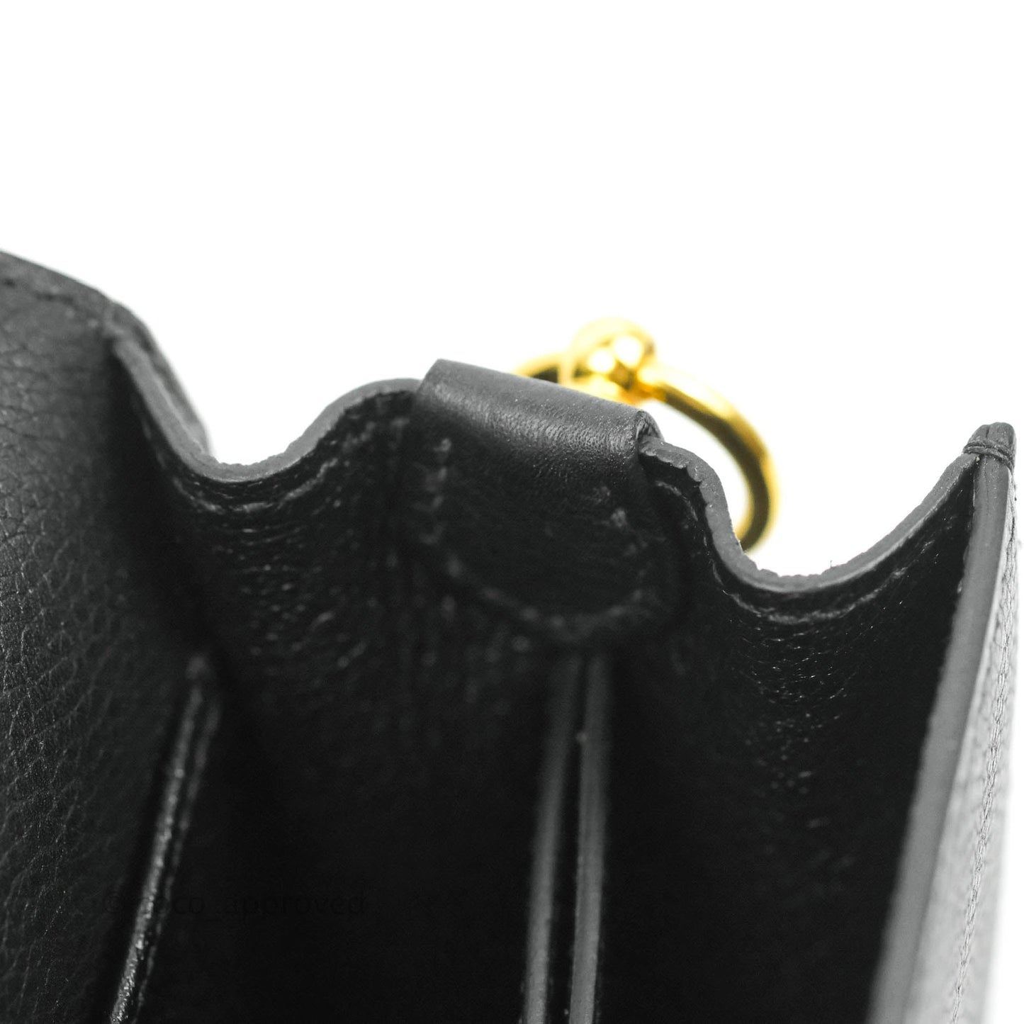 Hermès Roulis Mini 18 Black Clemence Gold Hardware