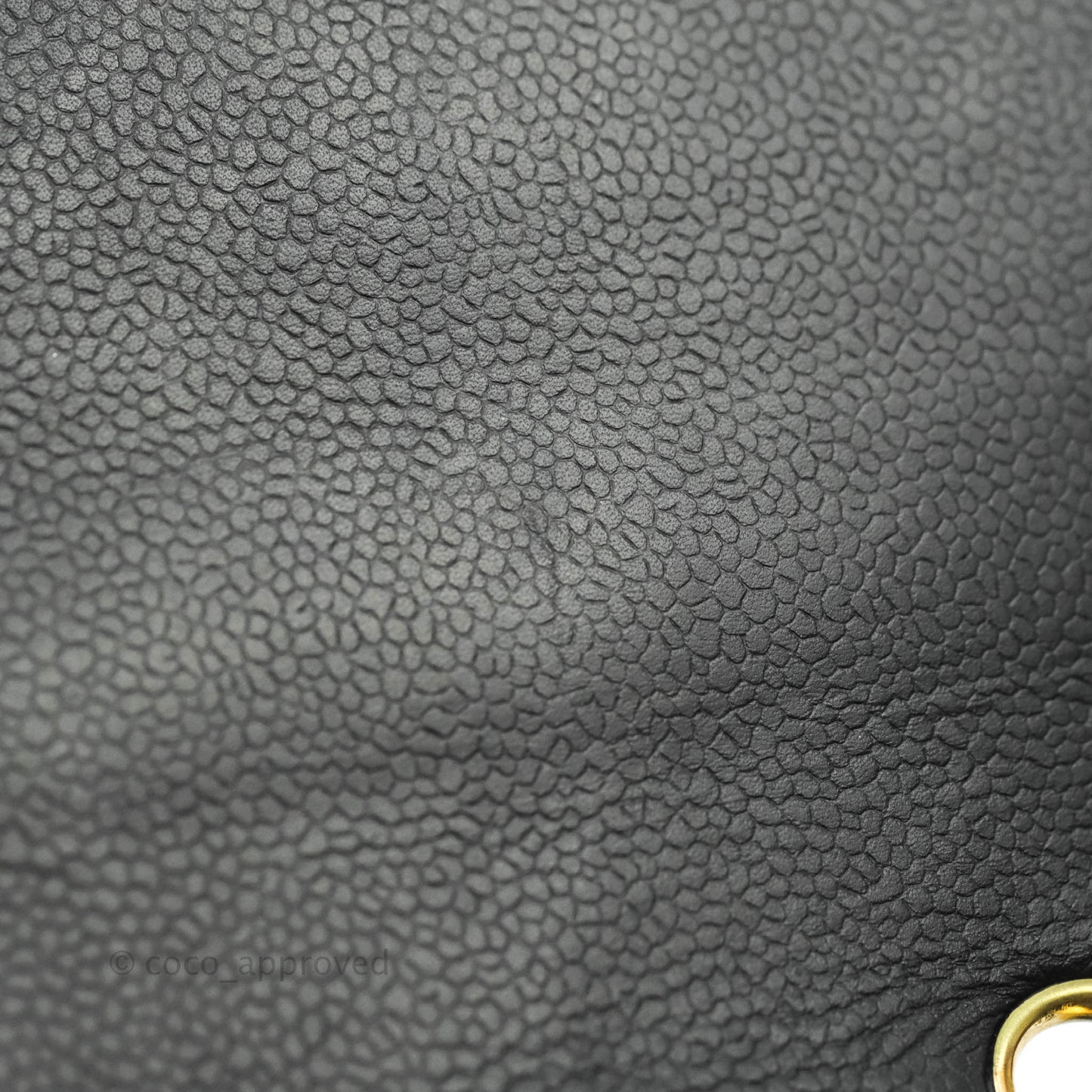 Chanel Vintage Medium Classic Diana Flap Bag Black Caviar 24K Gold Hardware