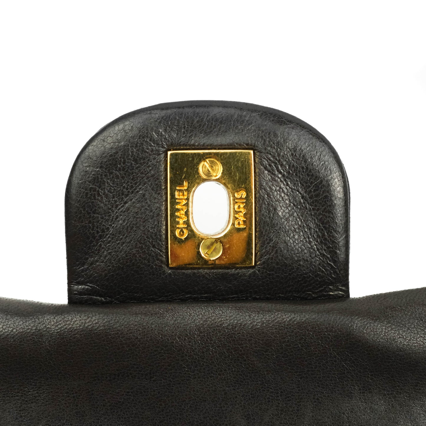 Chanel Classic Vintage Small S/M Flap Dark Brown Lambskin 24K Gold Hardware