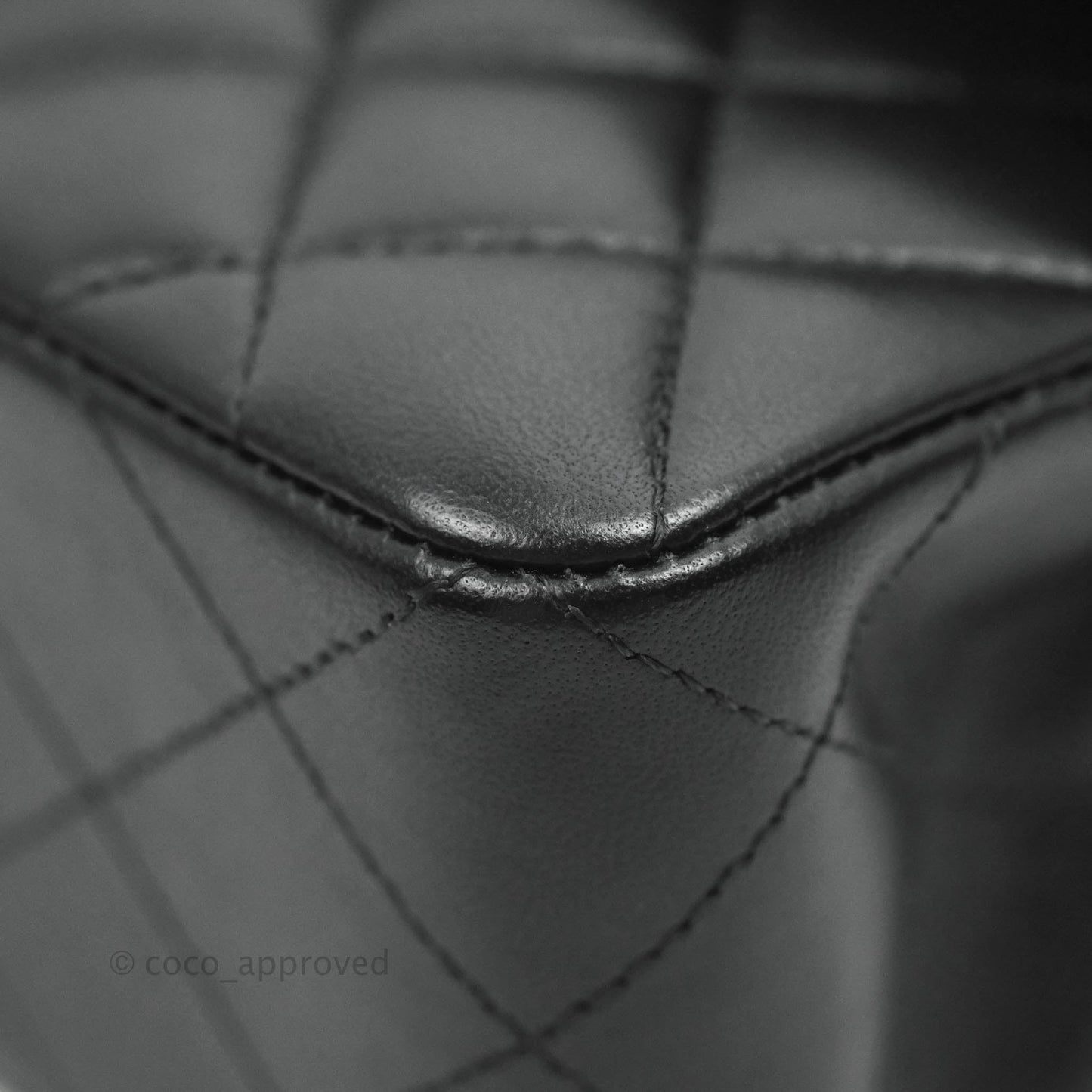 Chanel Small S/M Classic Flap Black Lambskin Silver Hardware
