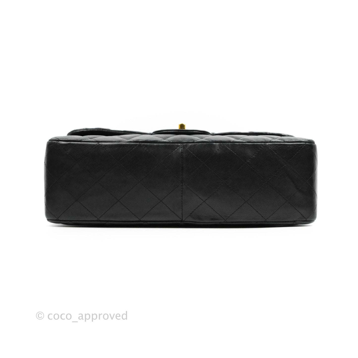 Chanel Jumbo Single Flap Black Lambskin Gold Hardware