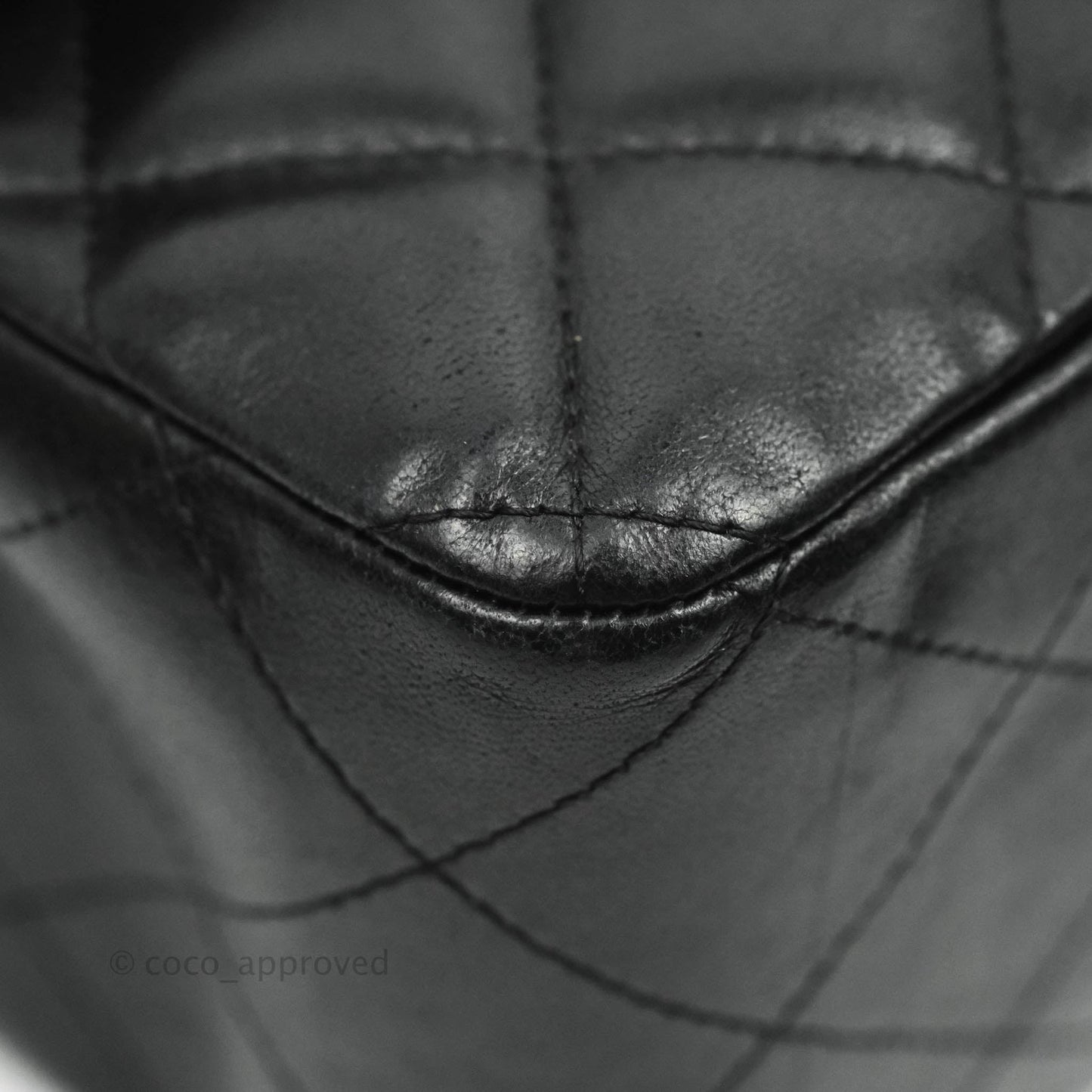 Chanel Jumbo Single Flap Black Lambskin Gold Hardware