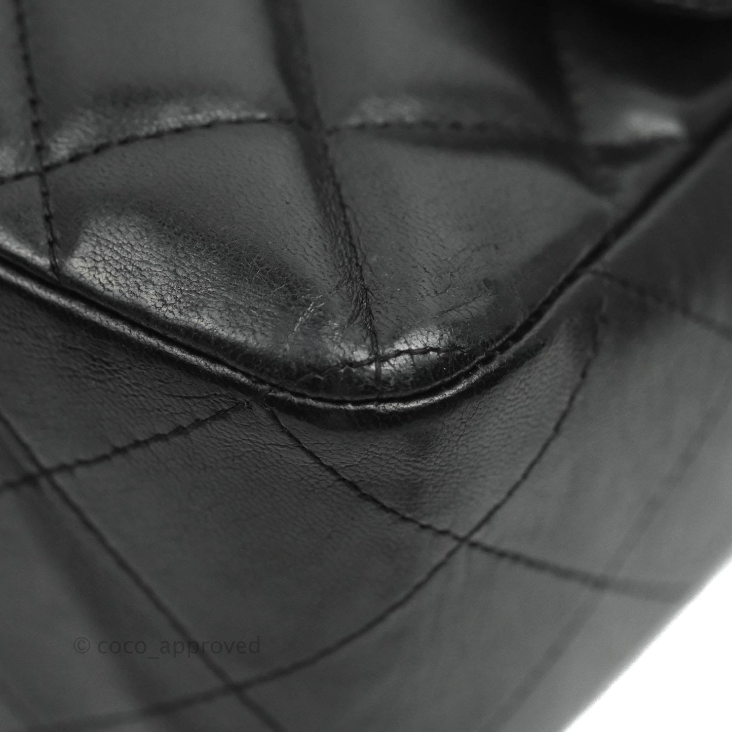Chanel Jumbo Single Flap Black Lambskin Gold Hardware