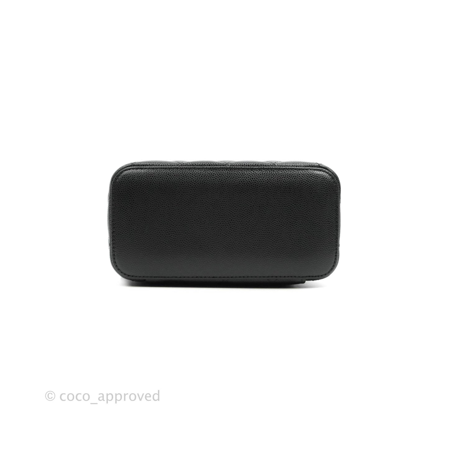 Chanel Classic Vanity Rectangular Black Caviar Gold Hardware