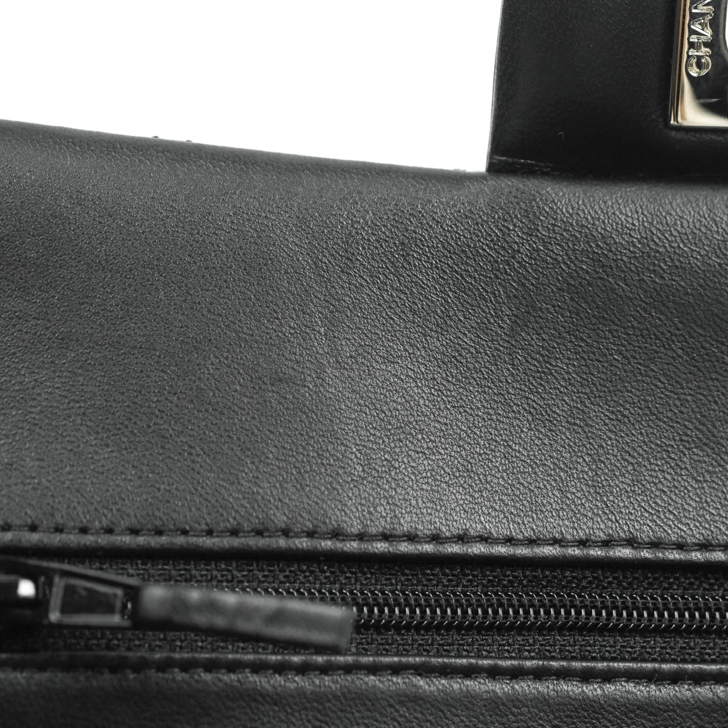 Chanel Small S/M Classic Flap Black Lambskin Silver Hardware