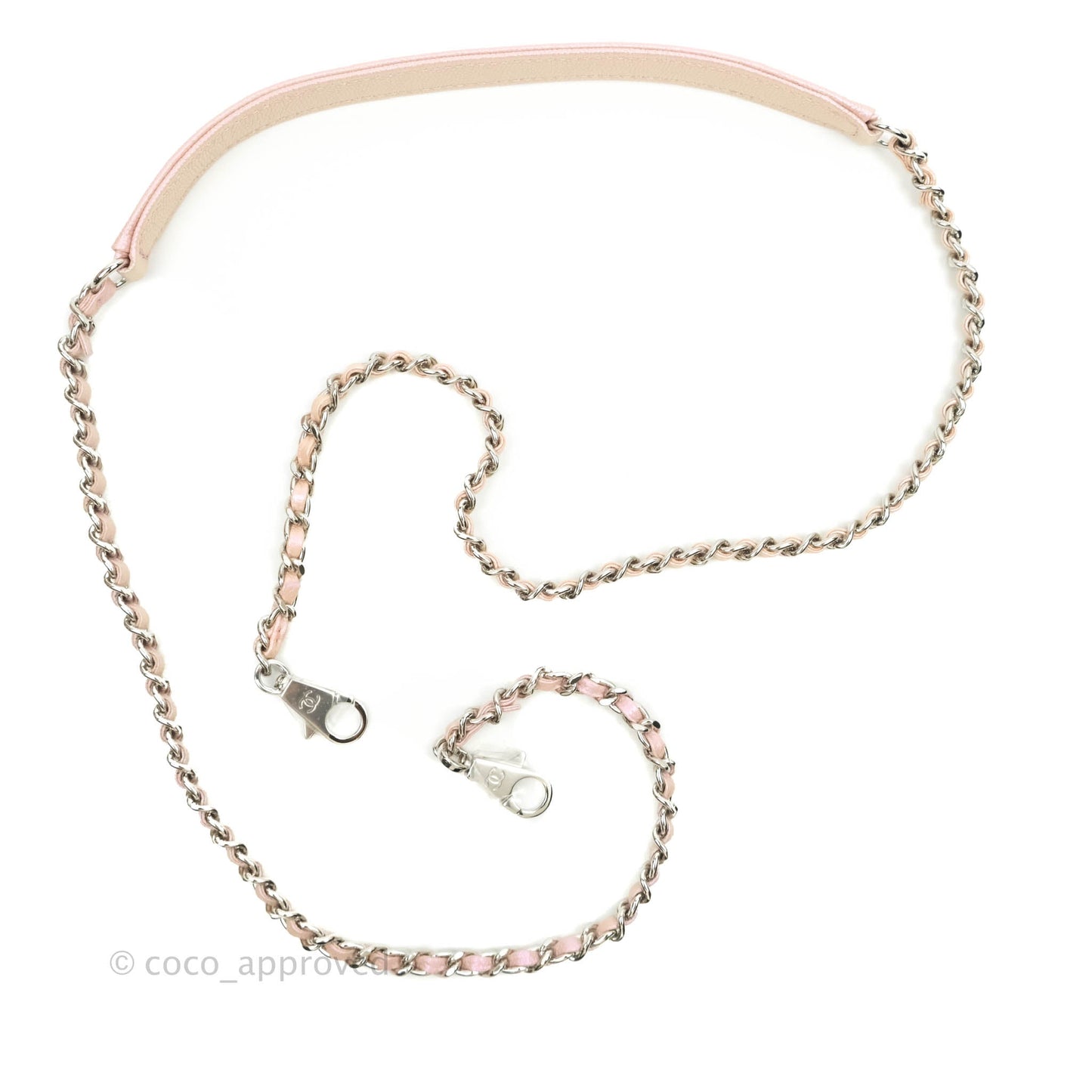 Chanel Mini Coco Handle Iridescent Pink Caviar Rainbow Hardware