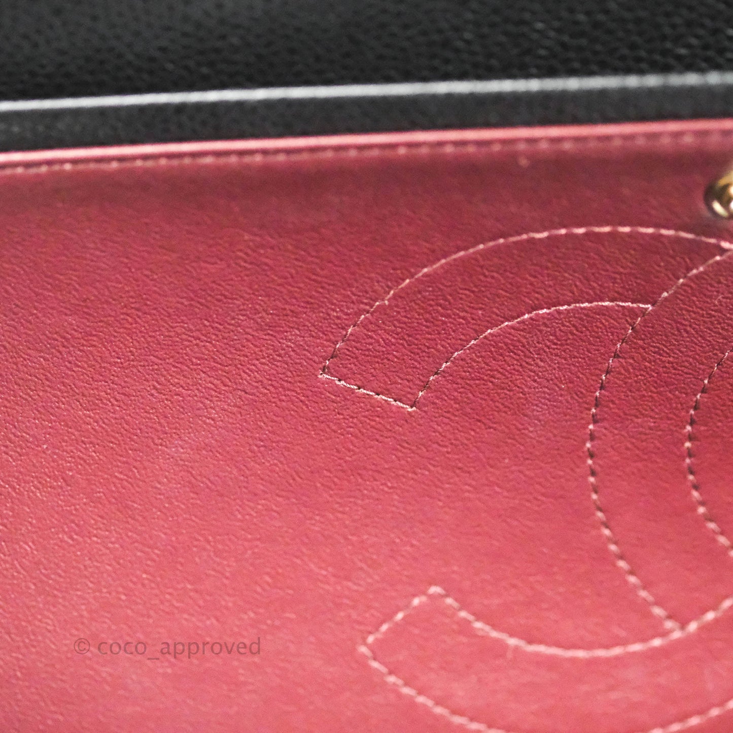 Chanel Jumbo Double Flap Black Caviar Silver Hardware