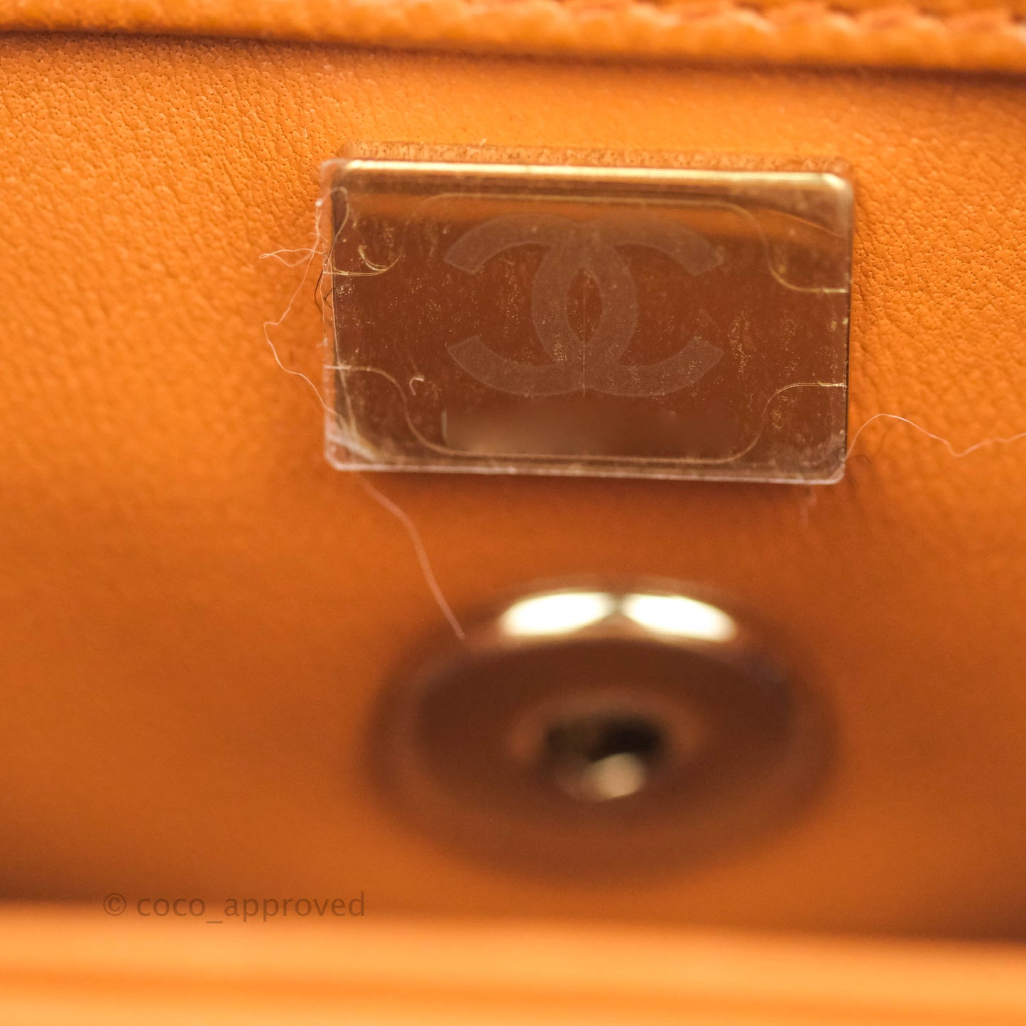 Chanel Small (Mini) Coco Handle Quilted Caramel Brown Caviar Gold Hardware 21A