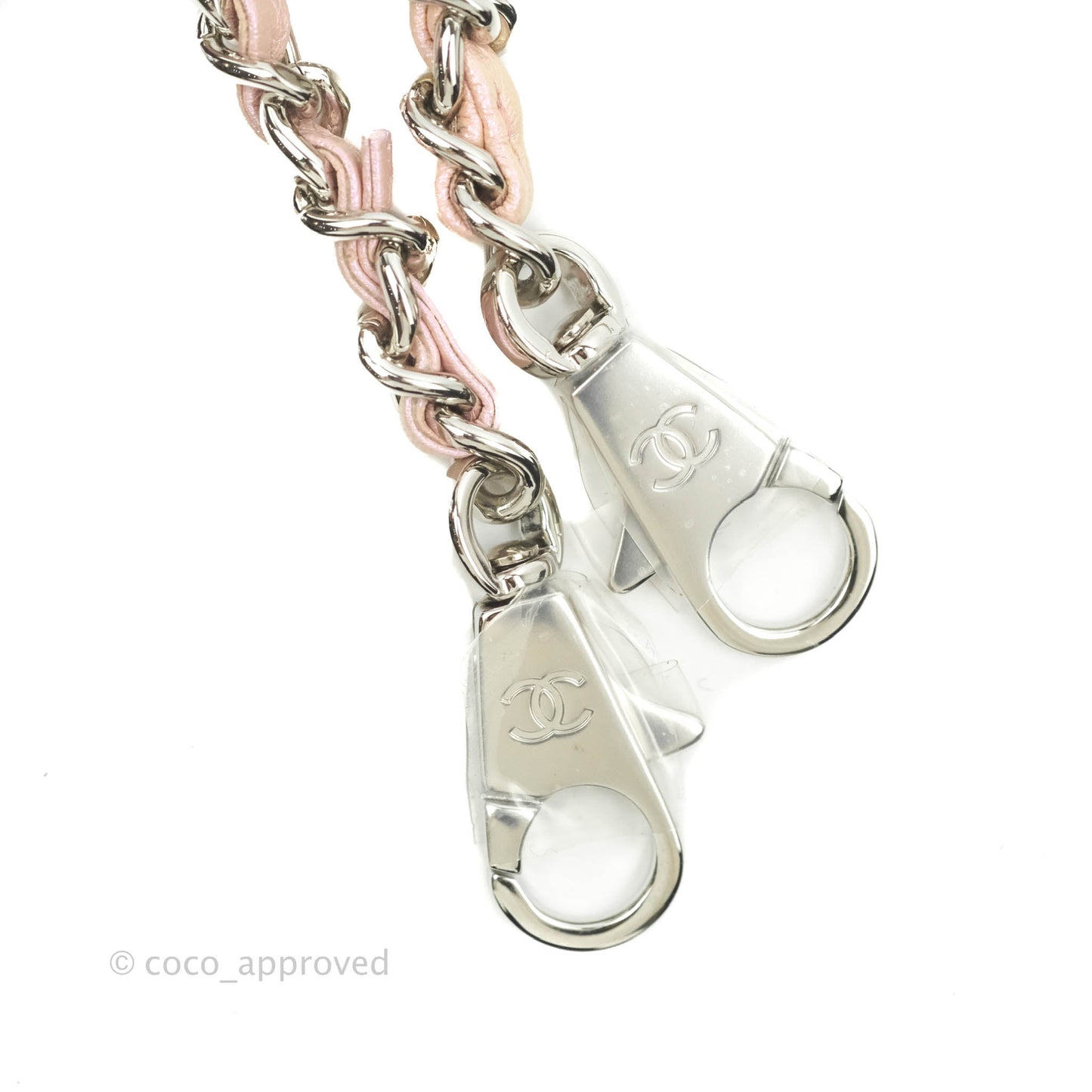 Chanel Mini Coco Handle Iridescent Pink Caviar Rainbow Hardware
