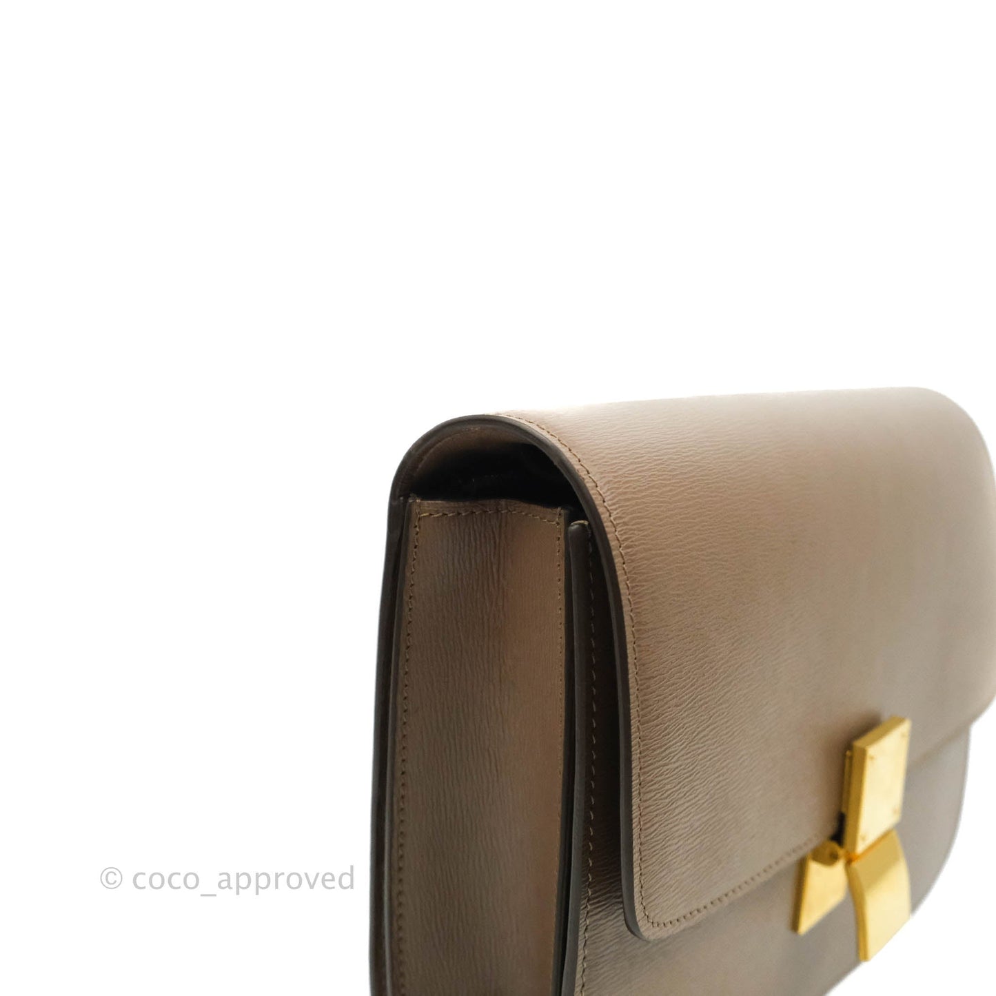 Celine Medium Classic Box Flap Bag Souris Liege Calfskin