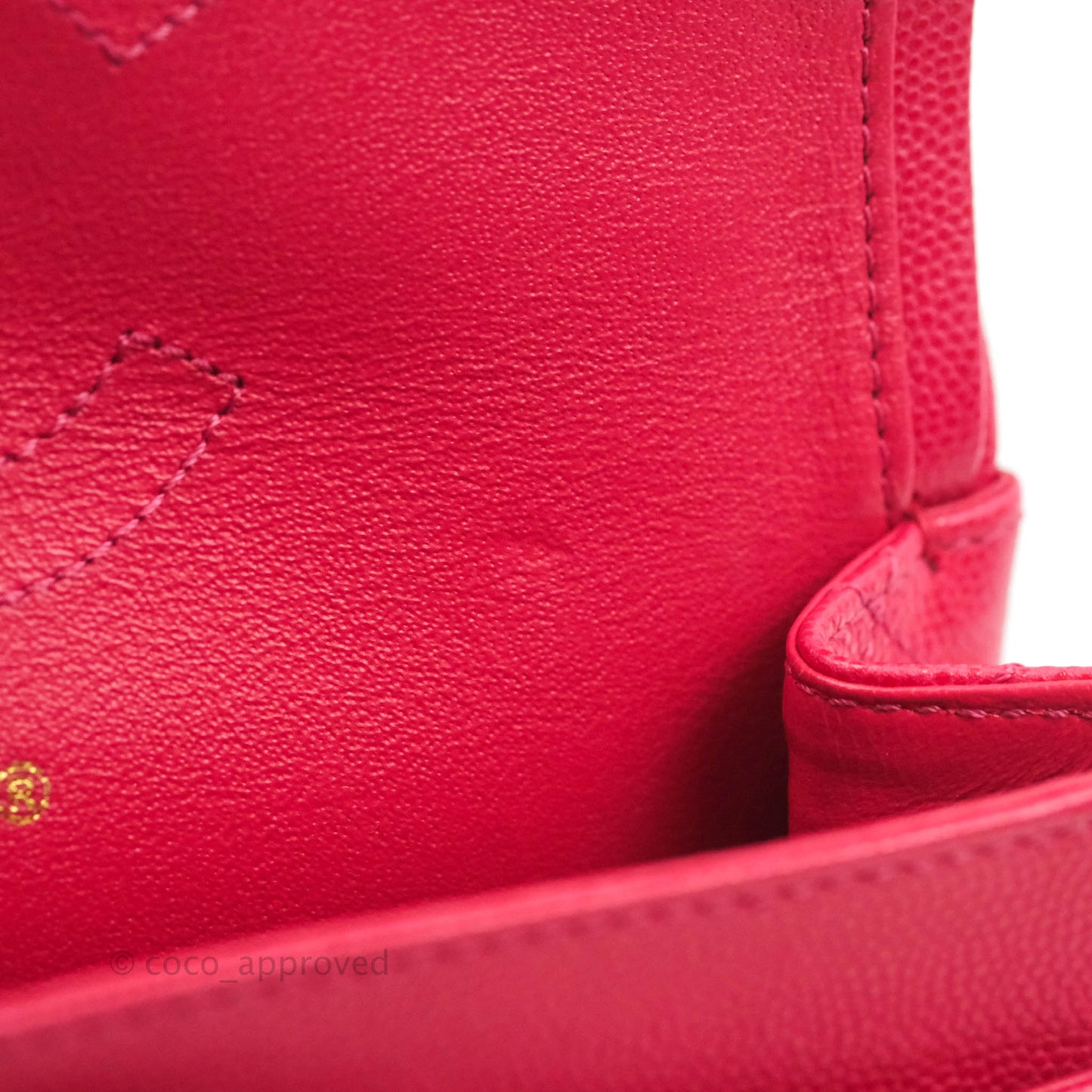 Chanel Reissue 224 Flap Quilted Fuschia Pink Caviar Aged Gold Hardware