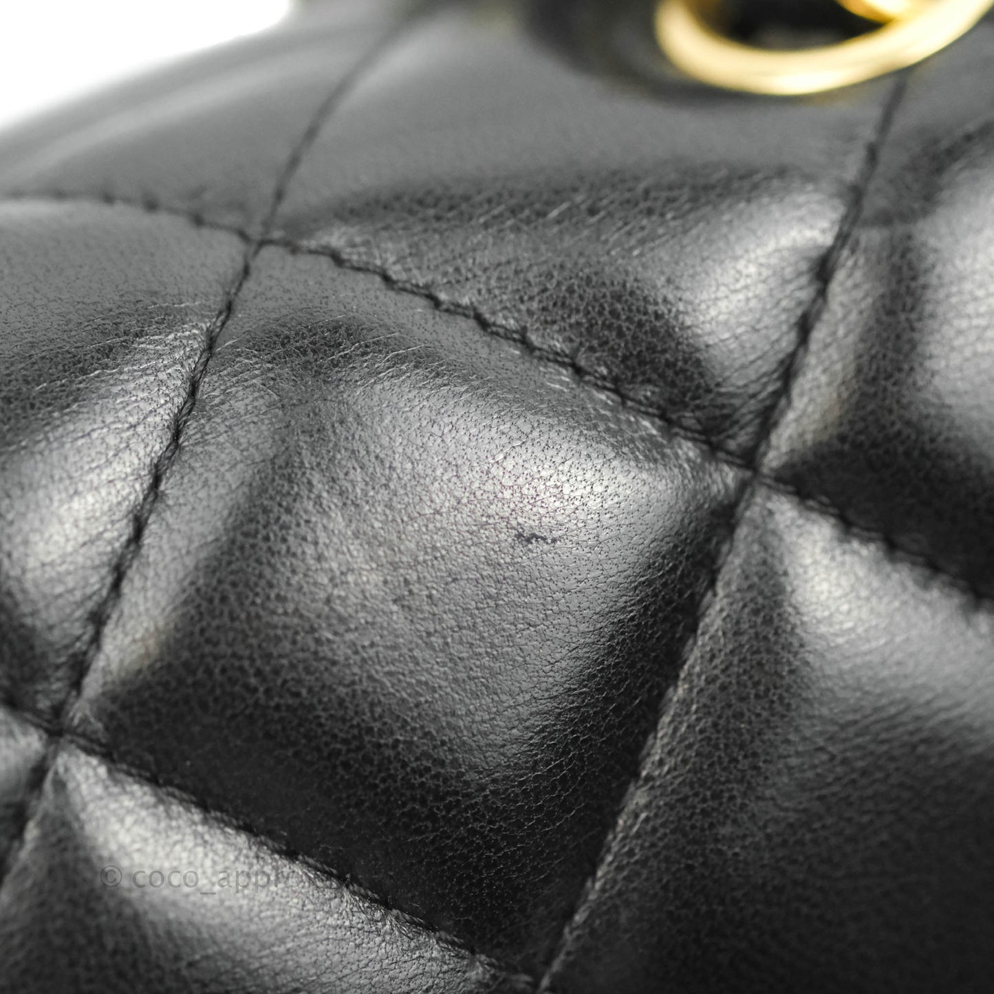 Chanel Jumbo Single Flap Black Lambskin Gold Hardware