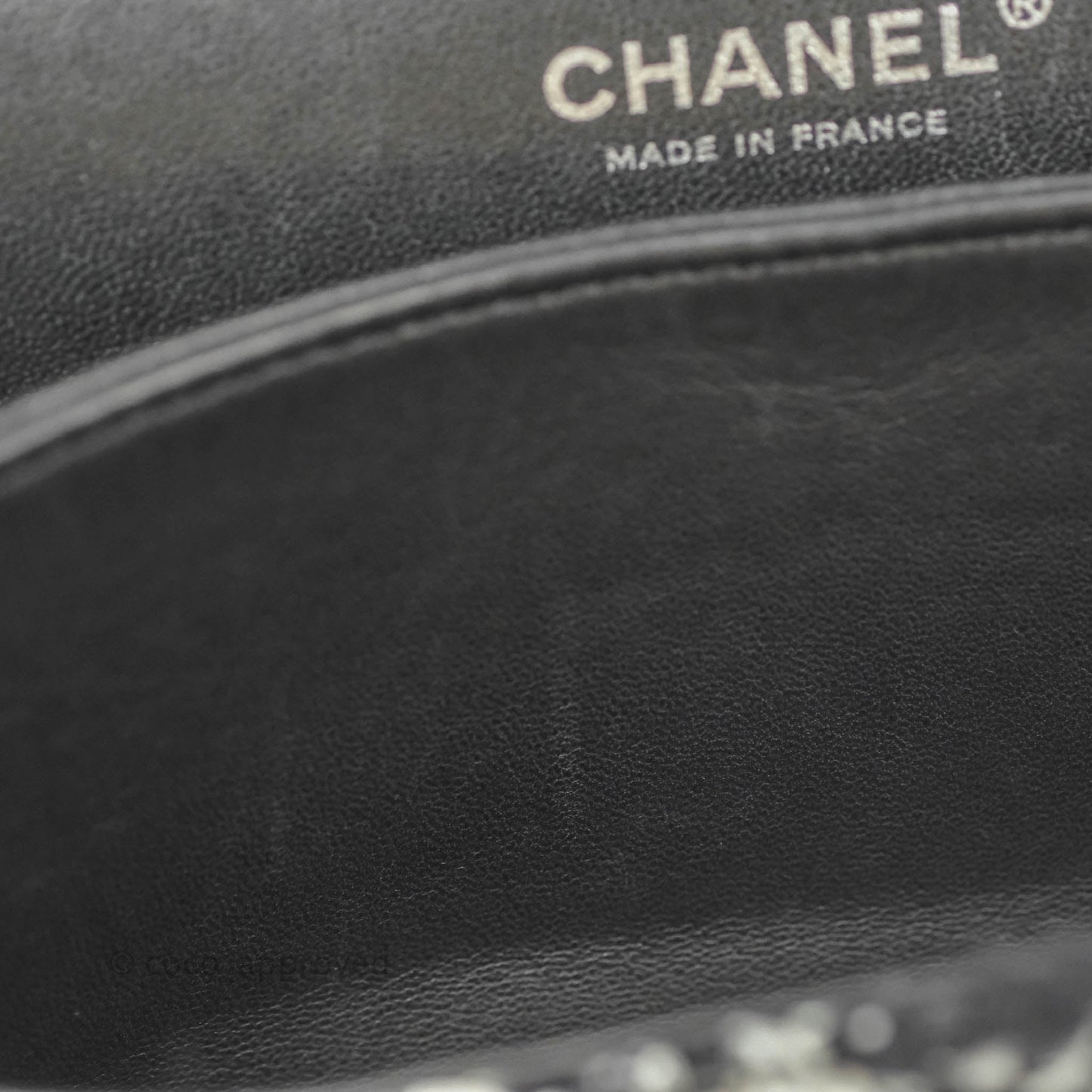 Chanel Quilted M/L Medium Double Flap Black White Tweed Silver Hardware
