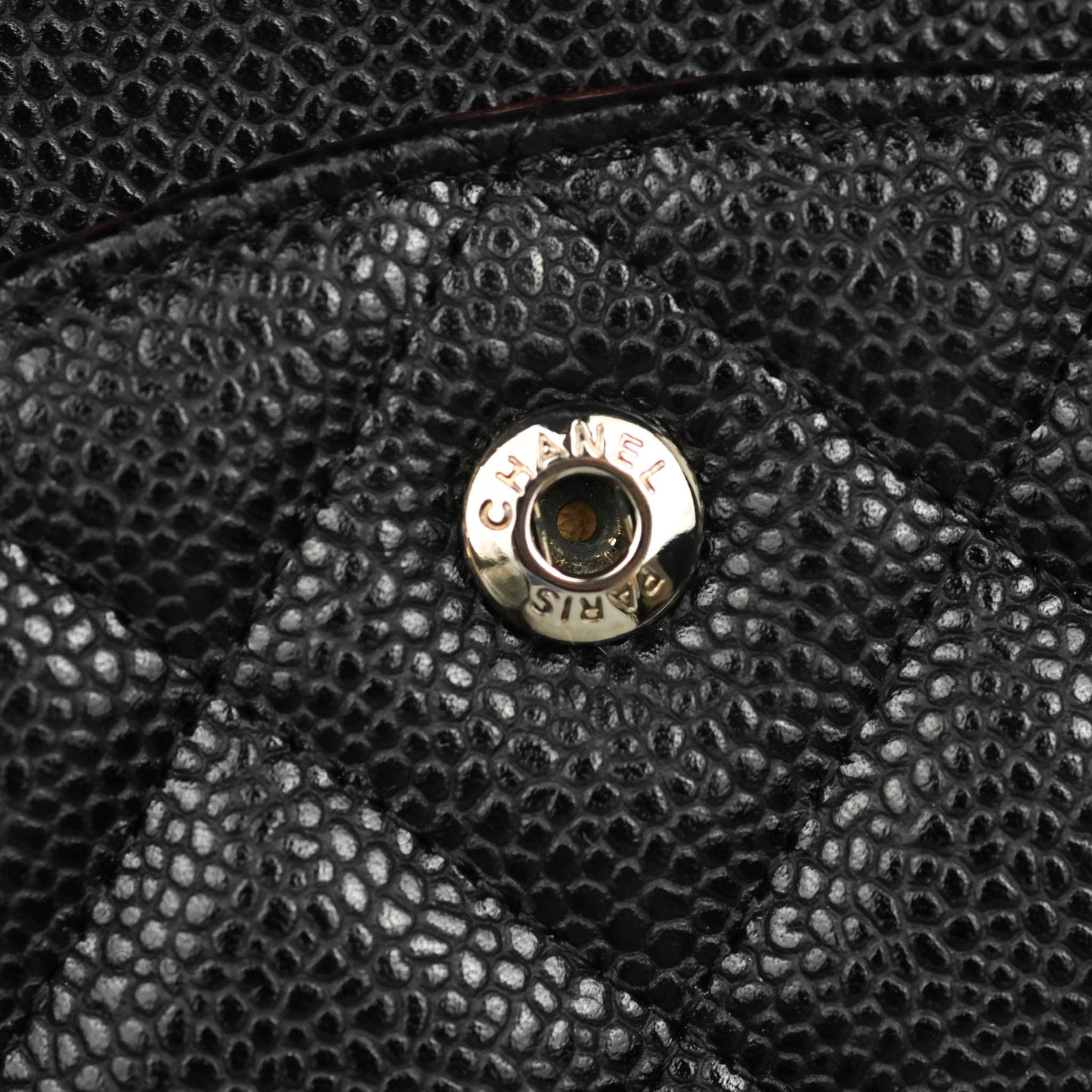 Chanel Quilted Maxi Double Flap Black Caviar Silver Hardware