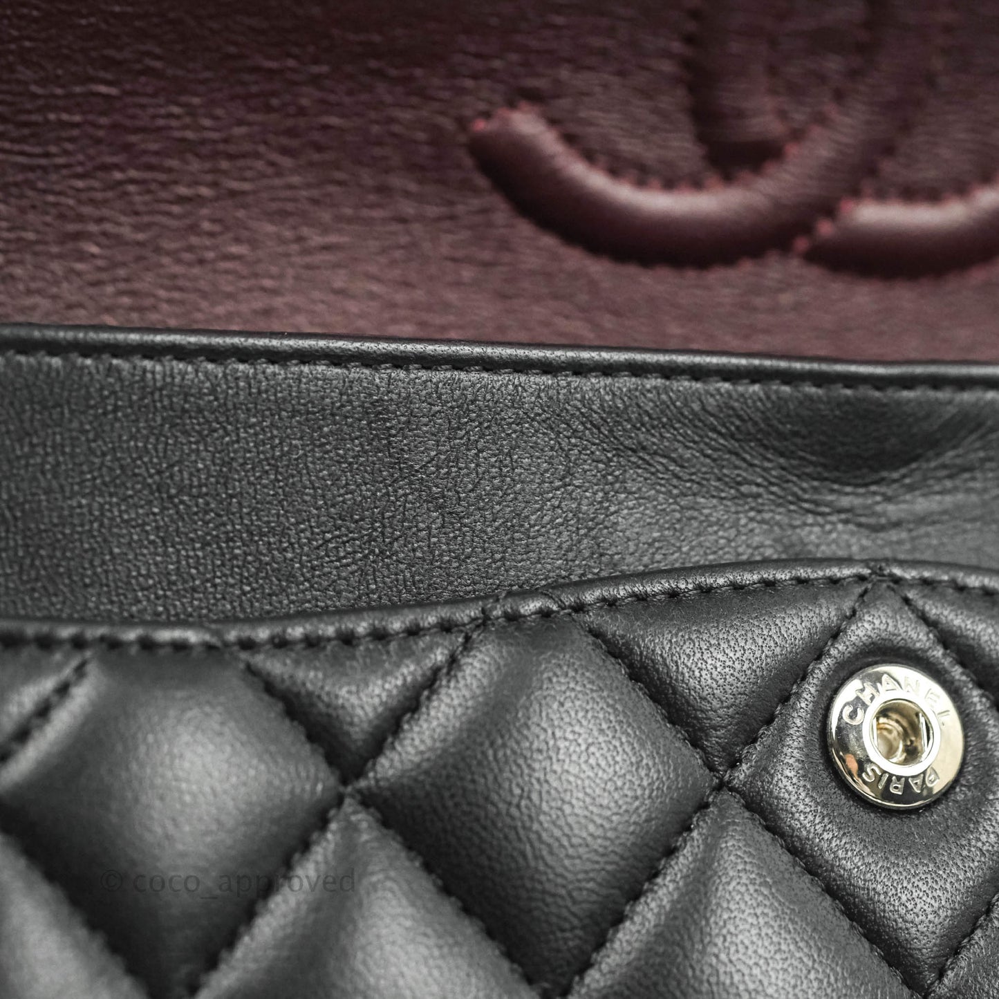 Chanel Small S/M Classic Flap Black Lambskin Silver Hardware