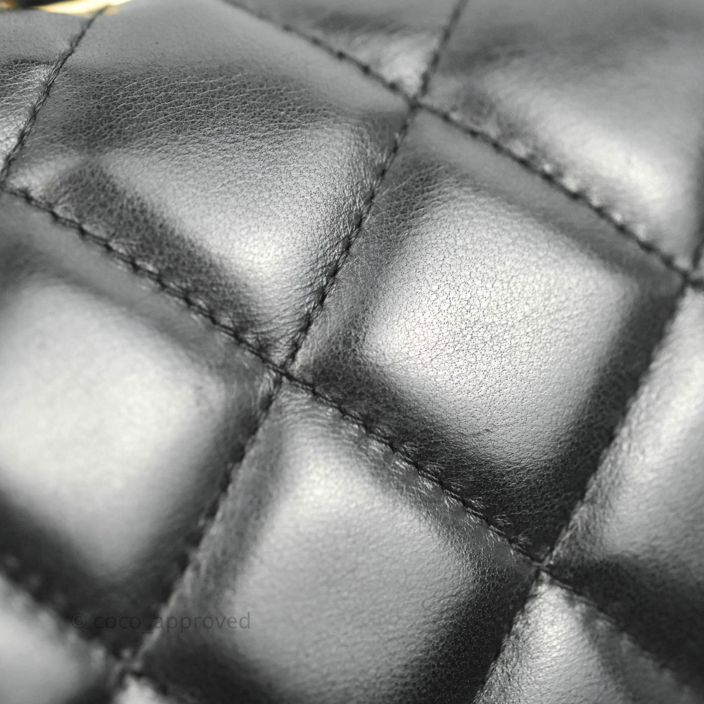 Chanel Jumbo Single Flap Black Lambskin Gold Hardware
