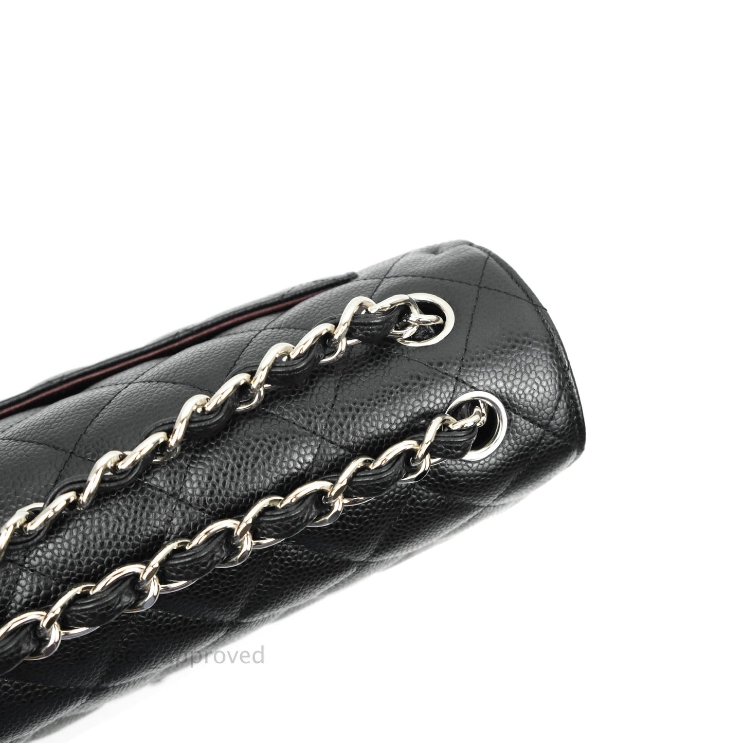 Chanel Jumbo Double Flap Black Caviar Silver Hardware