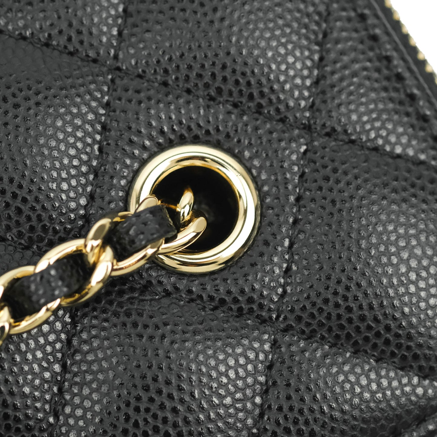 Chanel Classic Vanity Rectangular Black Caviar Gold Hardware