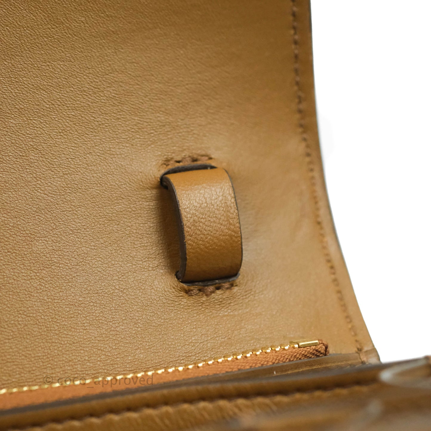Celine Medium Classic Box Flap Caramel Calfskin
