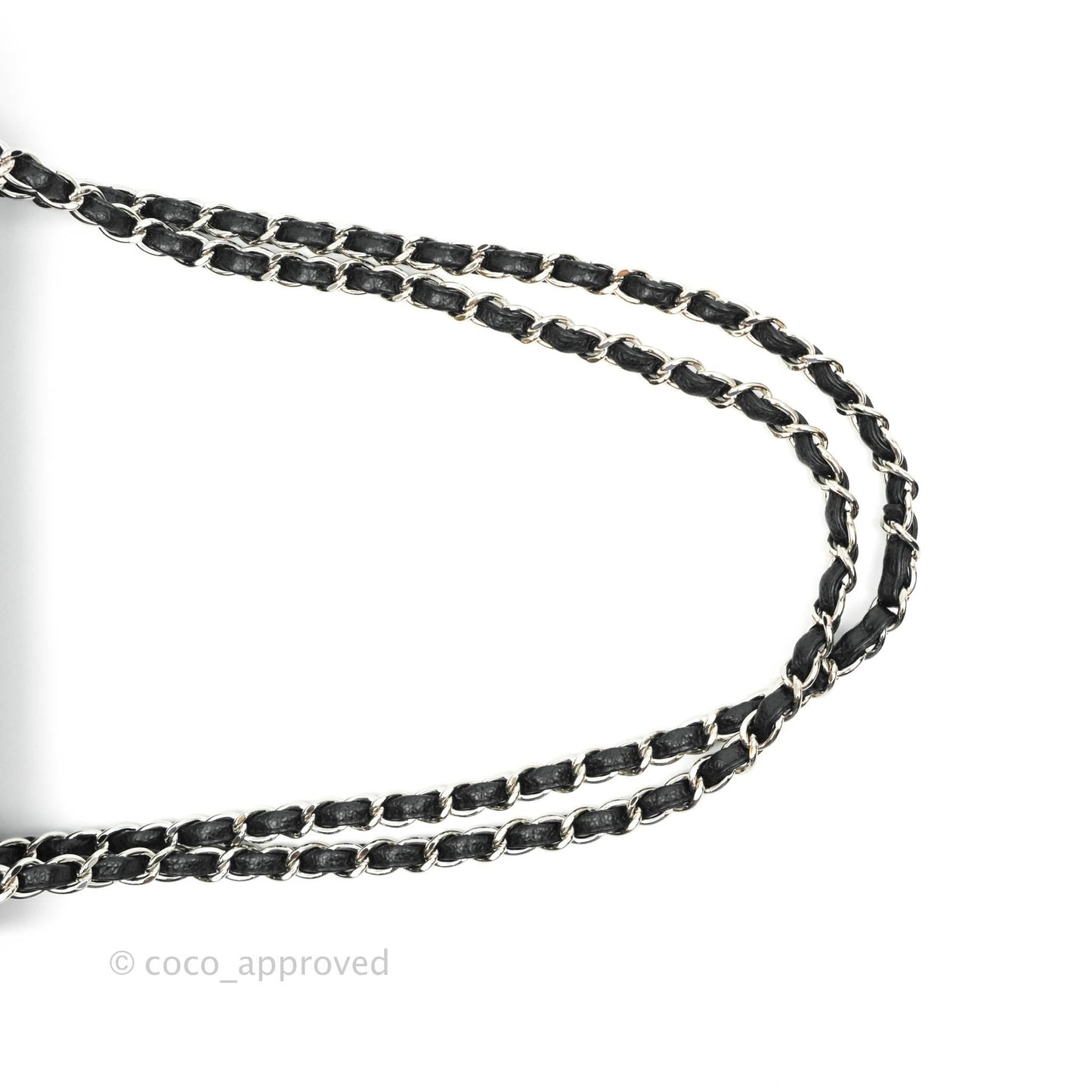 Chanel Jumbo Double Flap Black Caviar Silver Hardware