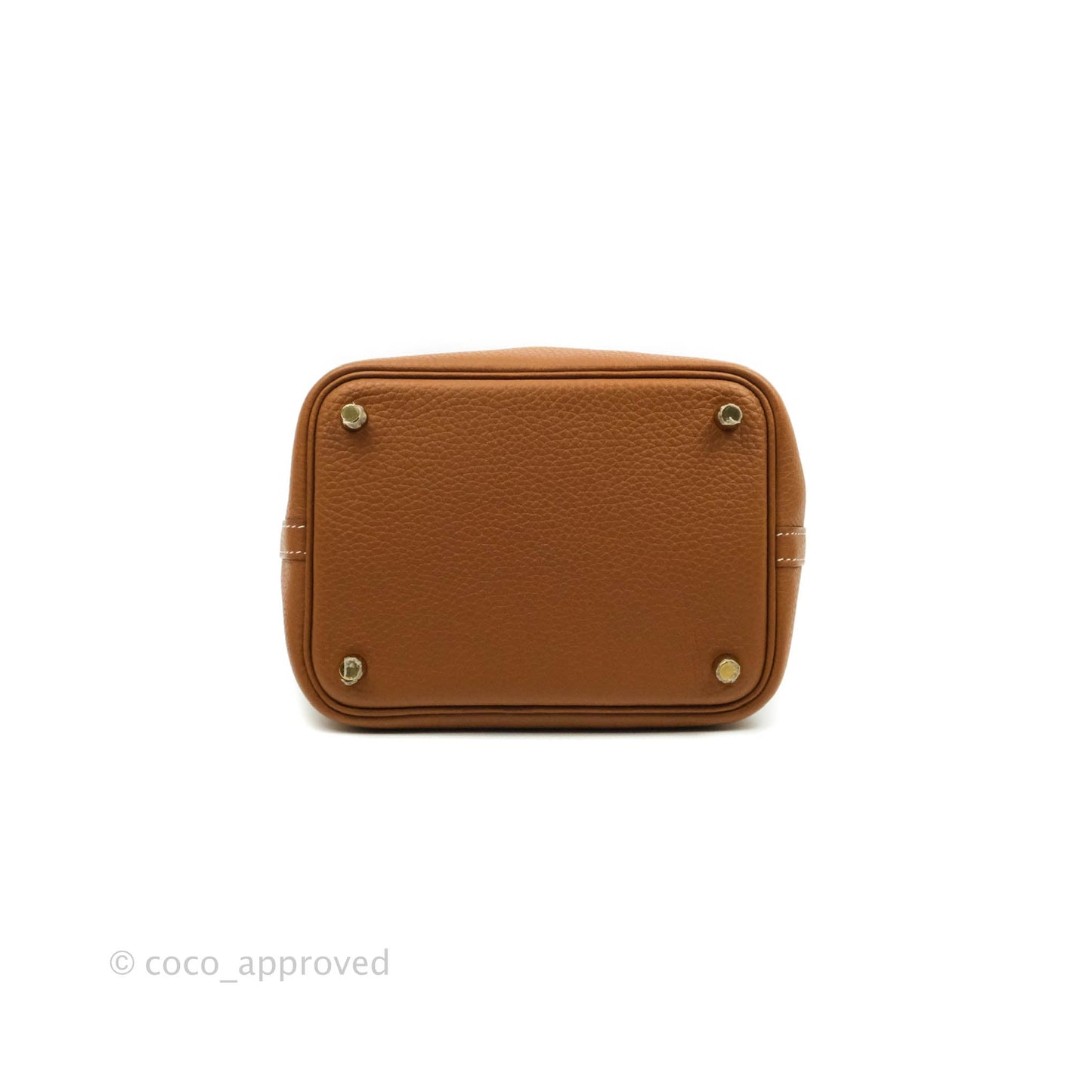 Hermès Gold Clemence Picotin Lock 18 PM Gold Hardware