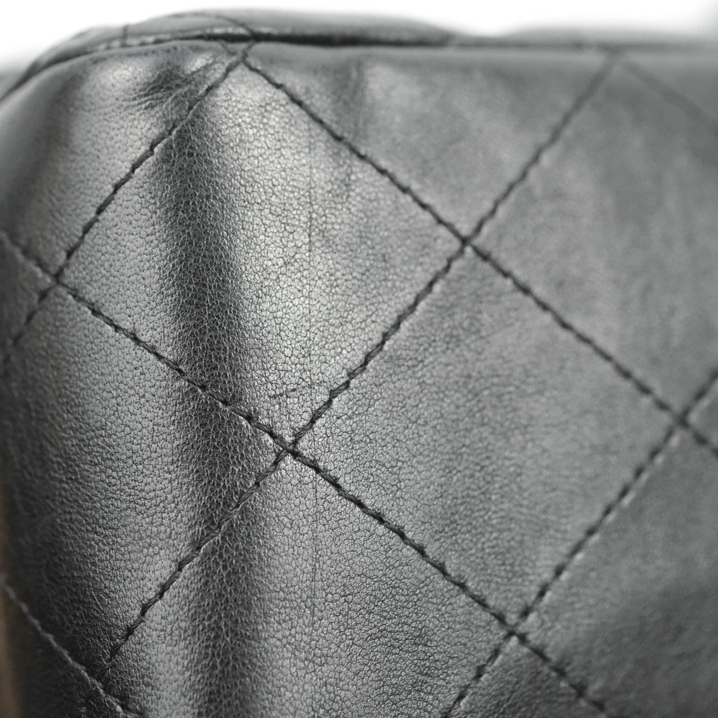 Chanel Jumbo Single Flap Black Lambskin Gold Hardware