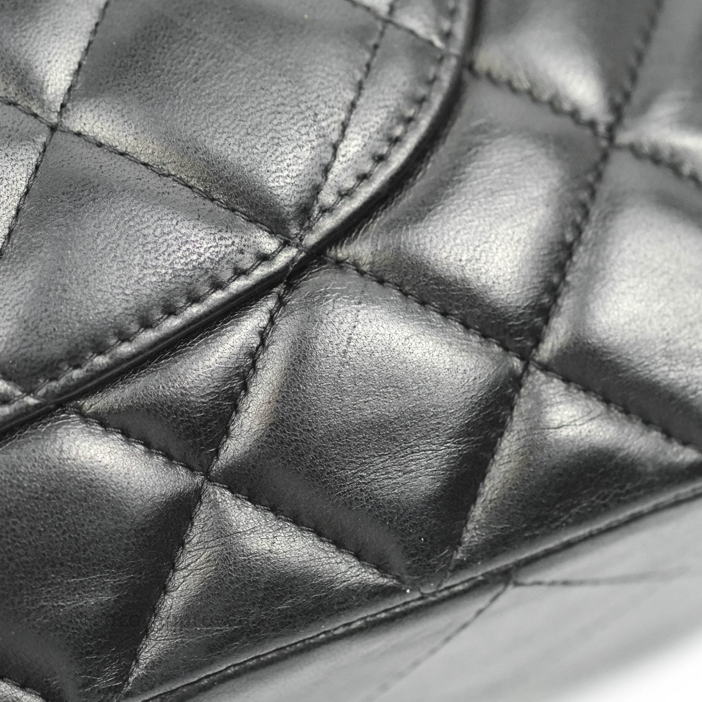 Chanel Jumbo Single Flap Black Lambskin Gold Hardware