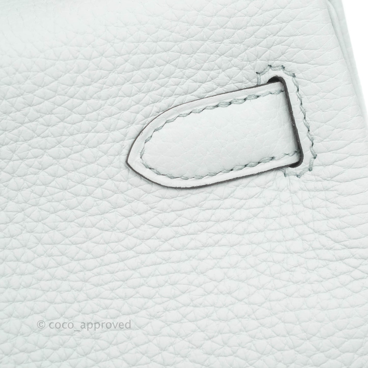 Hermès Kelly 28 Retourne Taurillon Clemence Bleu Pale Gold Hardware