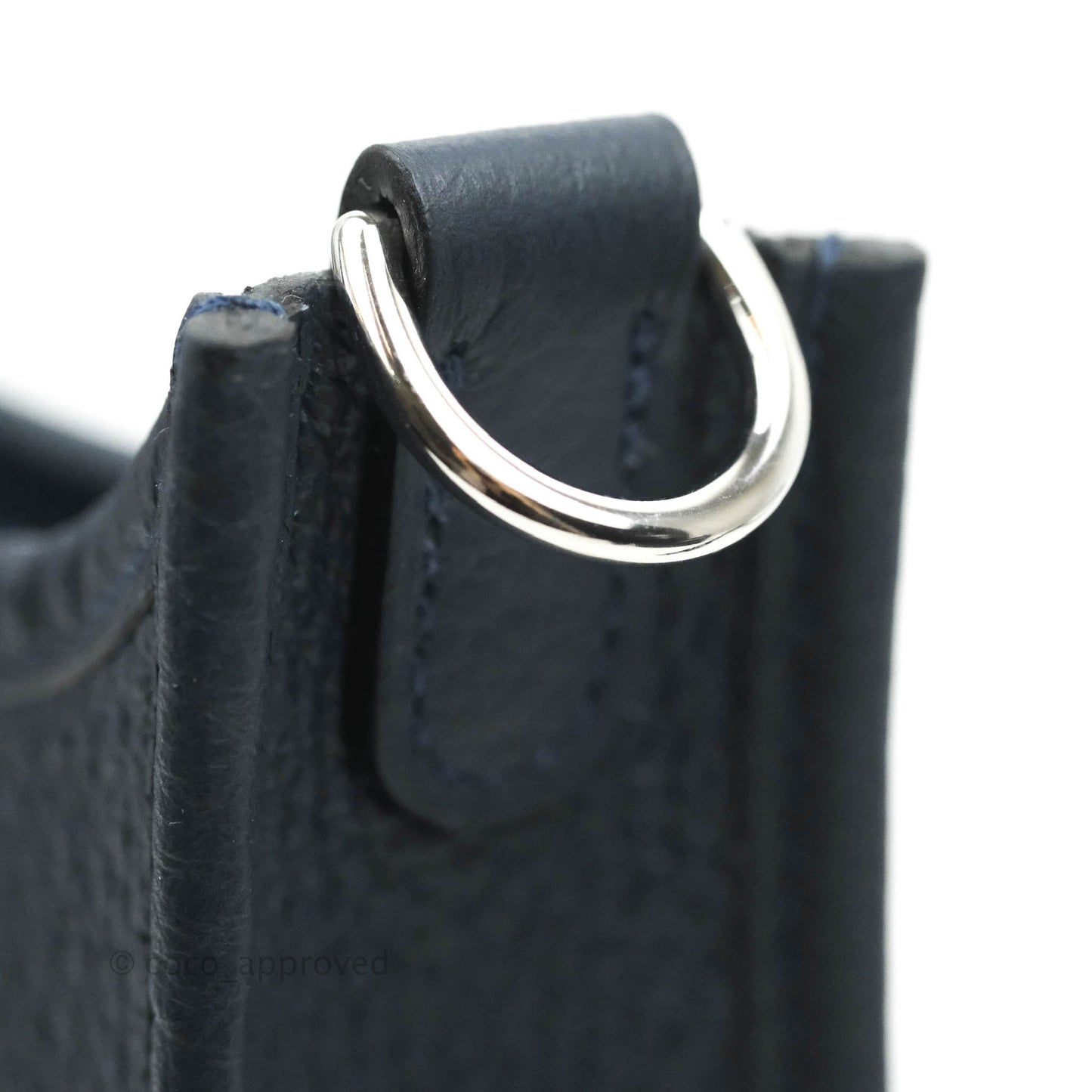 Hermès Mini Evelyne 16 Bleu Nuit Clemence