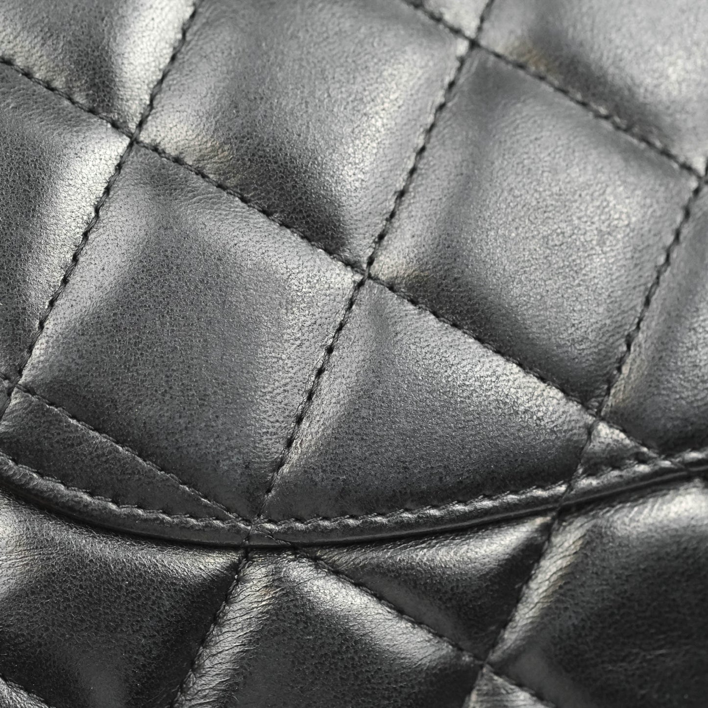 Chanel Jumbo Single Flap Black Lambskin Gold Hardware