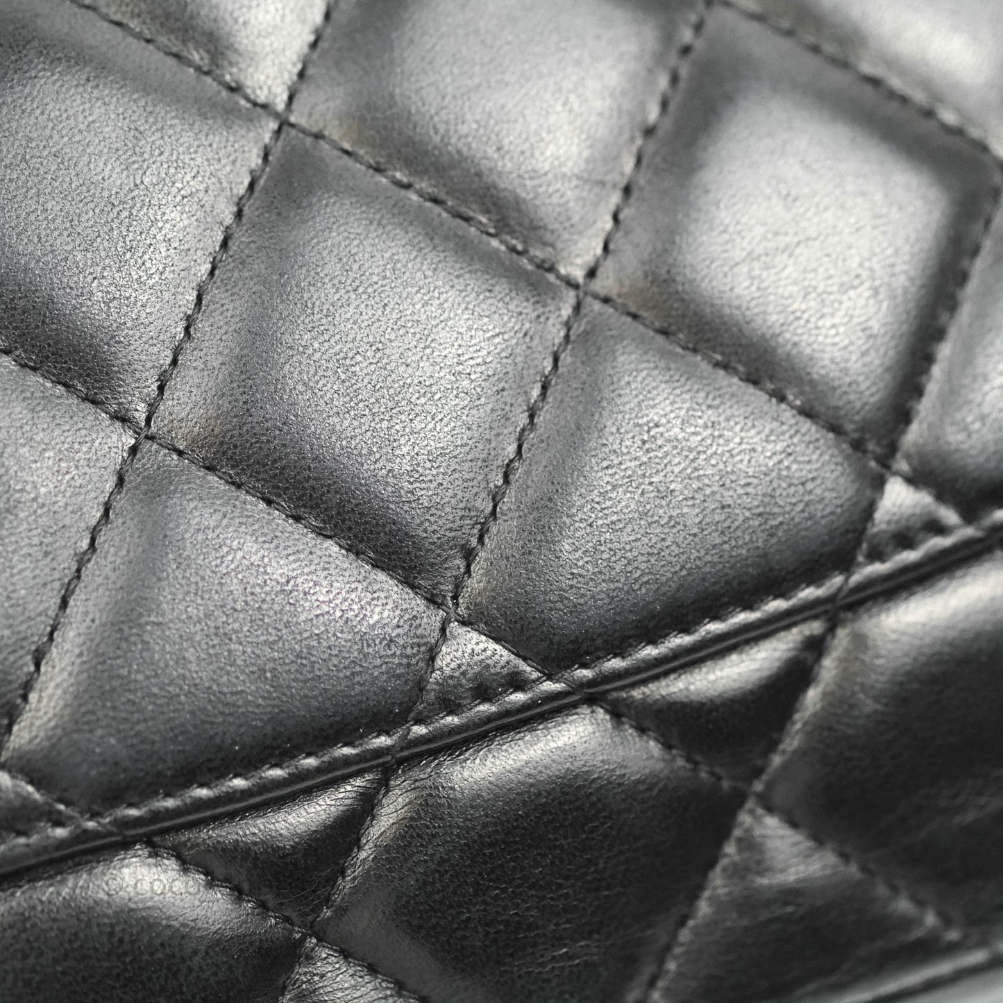 Chanel Jumbo Single Flap Black Lambskin Gold Hardware