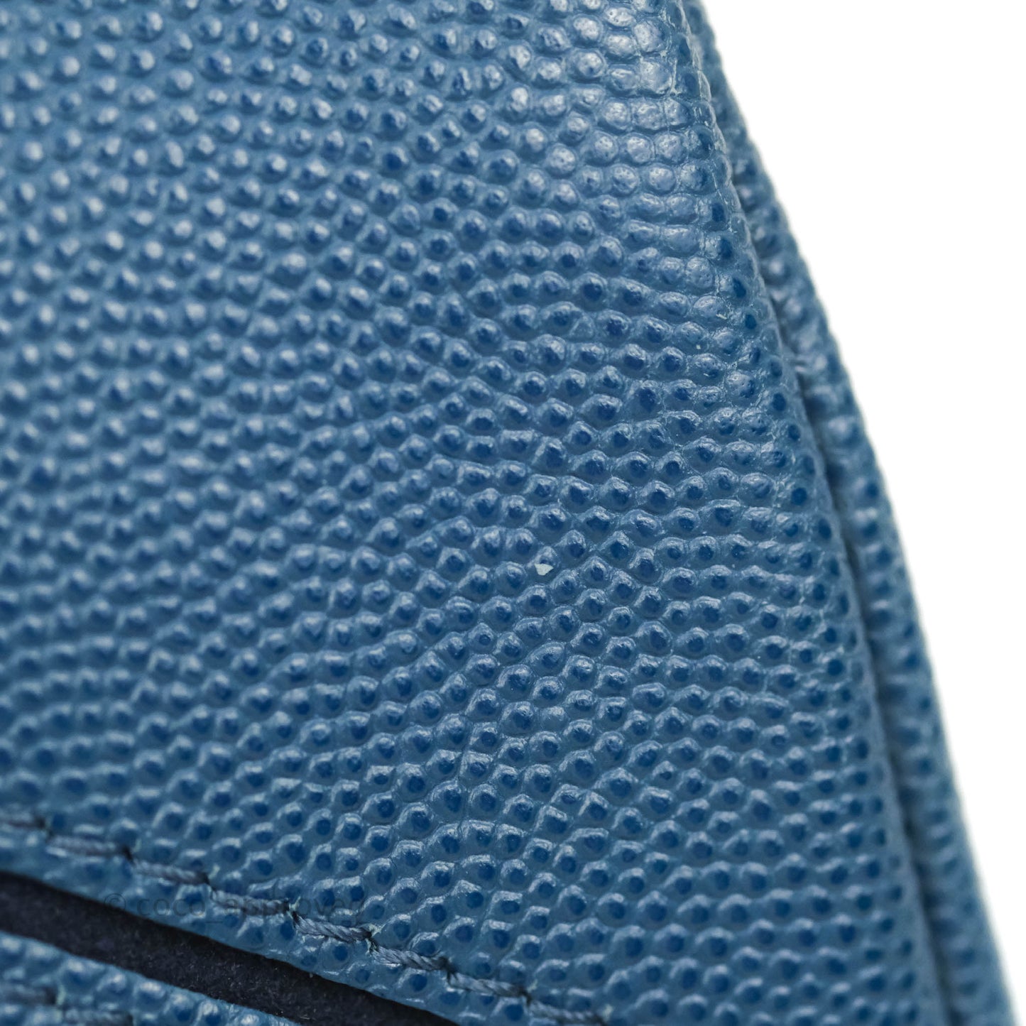 Chanel CC Chevron Flap Bag Navy Caviar Silver Hardware