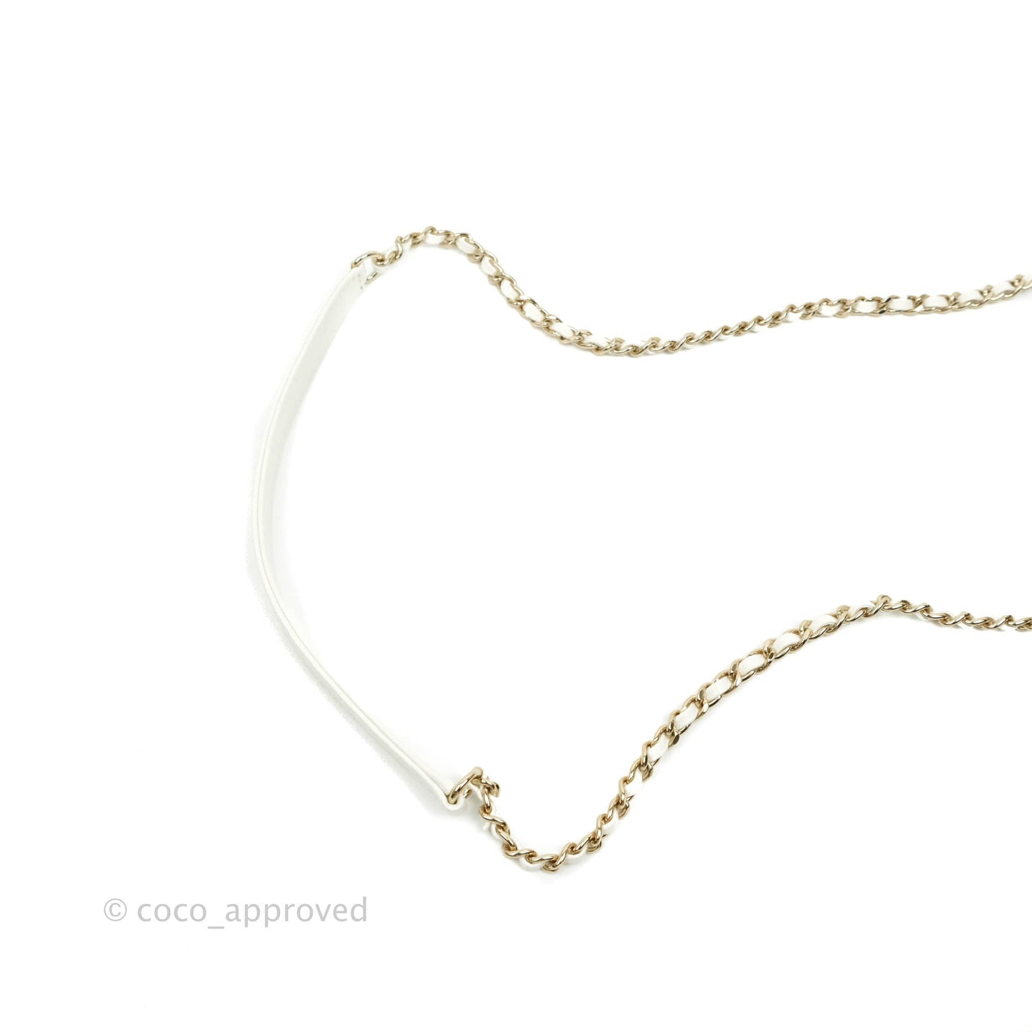Chanel Small (Mini) Quilted Coco Handle White Caviar Gold Hardware