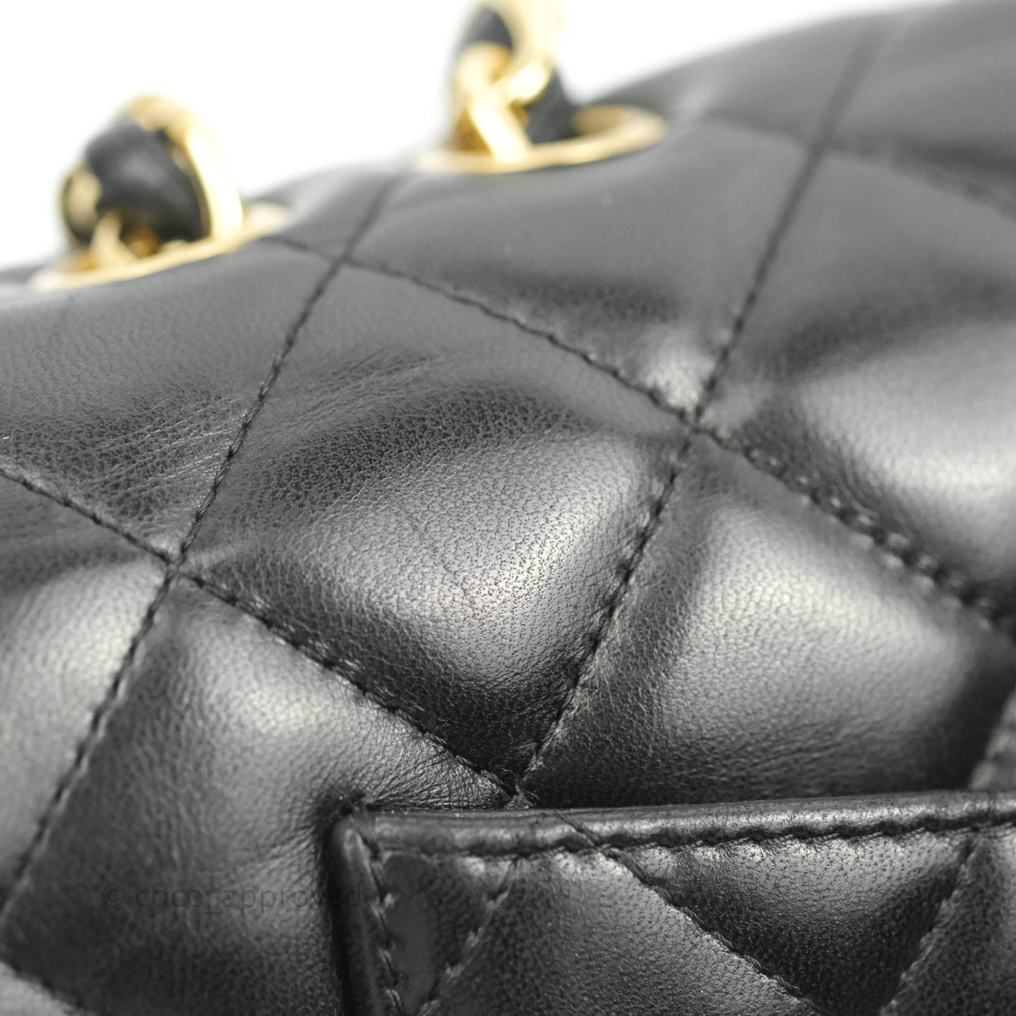Chanel Jumbo Single Flap Black Lambskin Gold Hardware