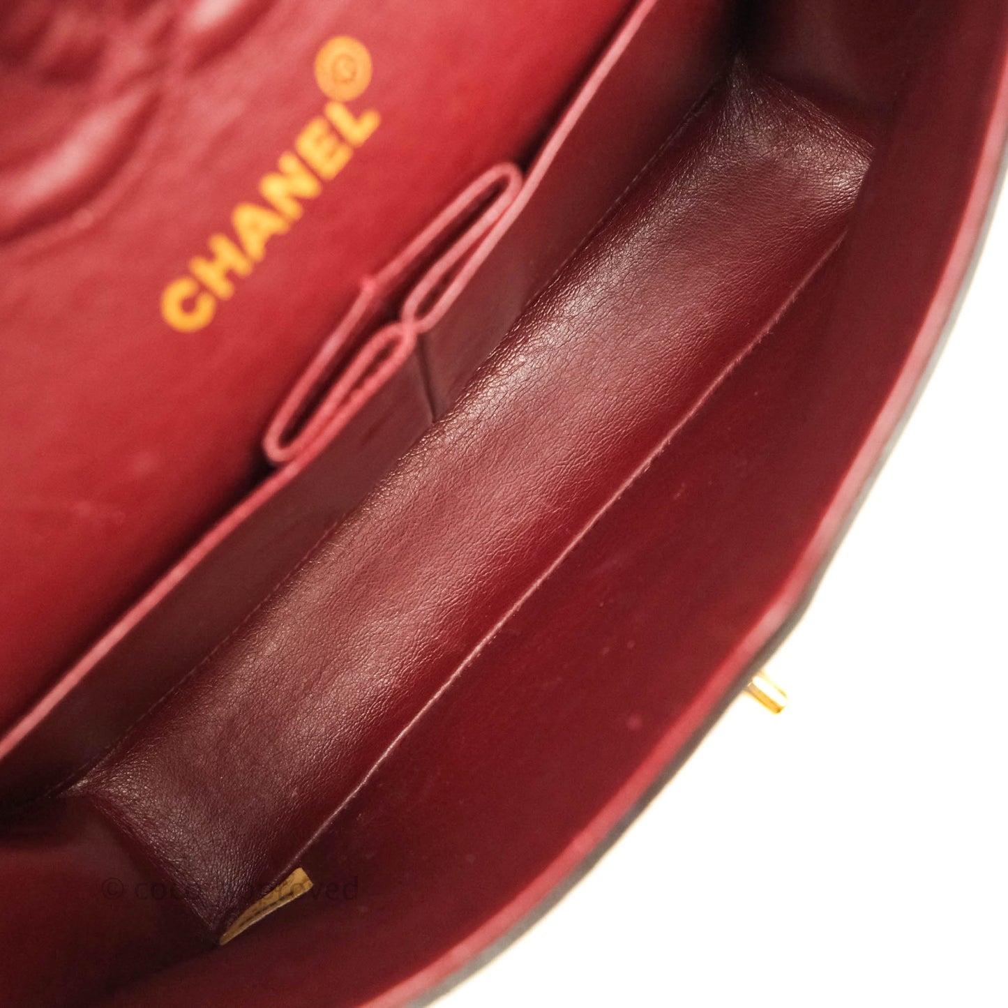 Chanel Classic Vintage Small S/M Flap Dark Brown Lambskin 24K Gold Hardware