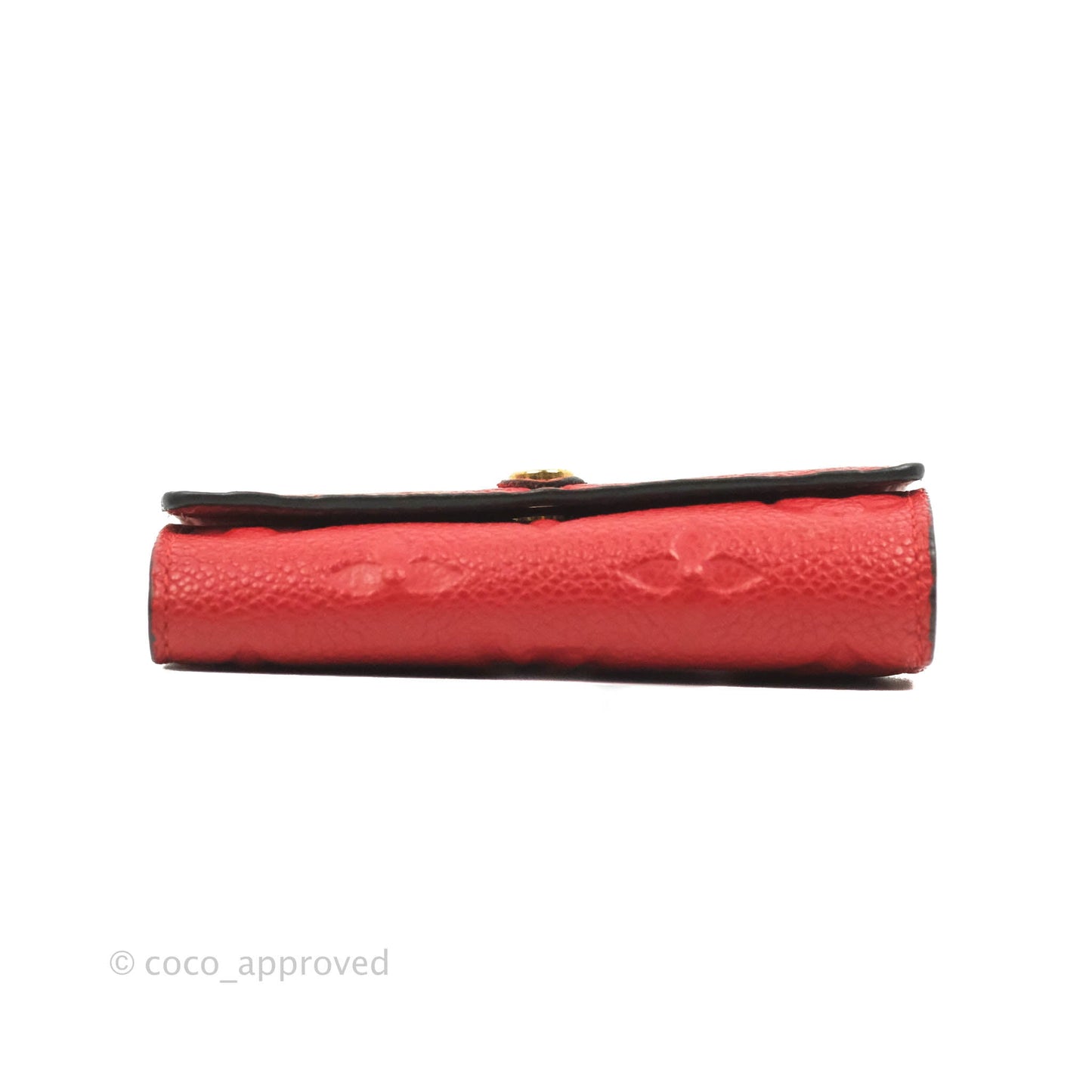 Louis Vuitton Monogram Empreinte Red 6 Key Holder Gold Hardware