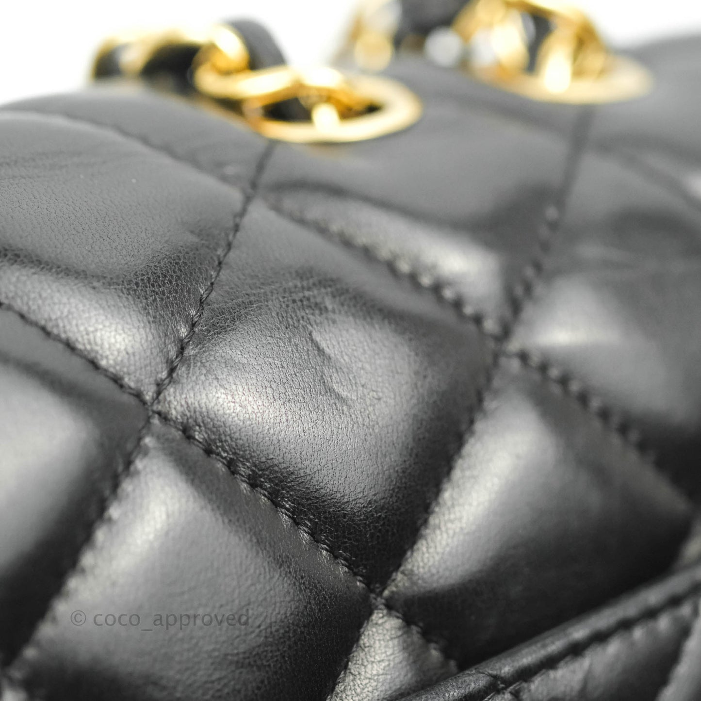 Chanel Jumbo Single Flap Black Lambskin Gold Hardware