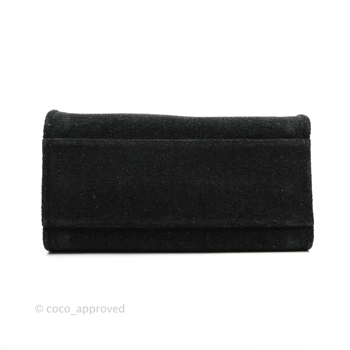 Chanel Large Deauville Black Glitter Lurex